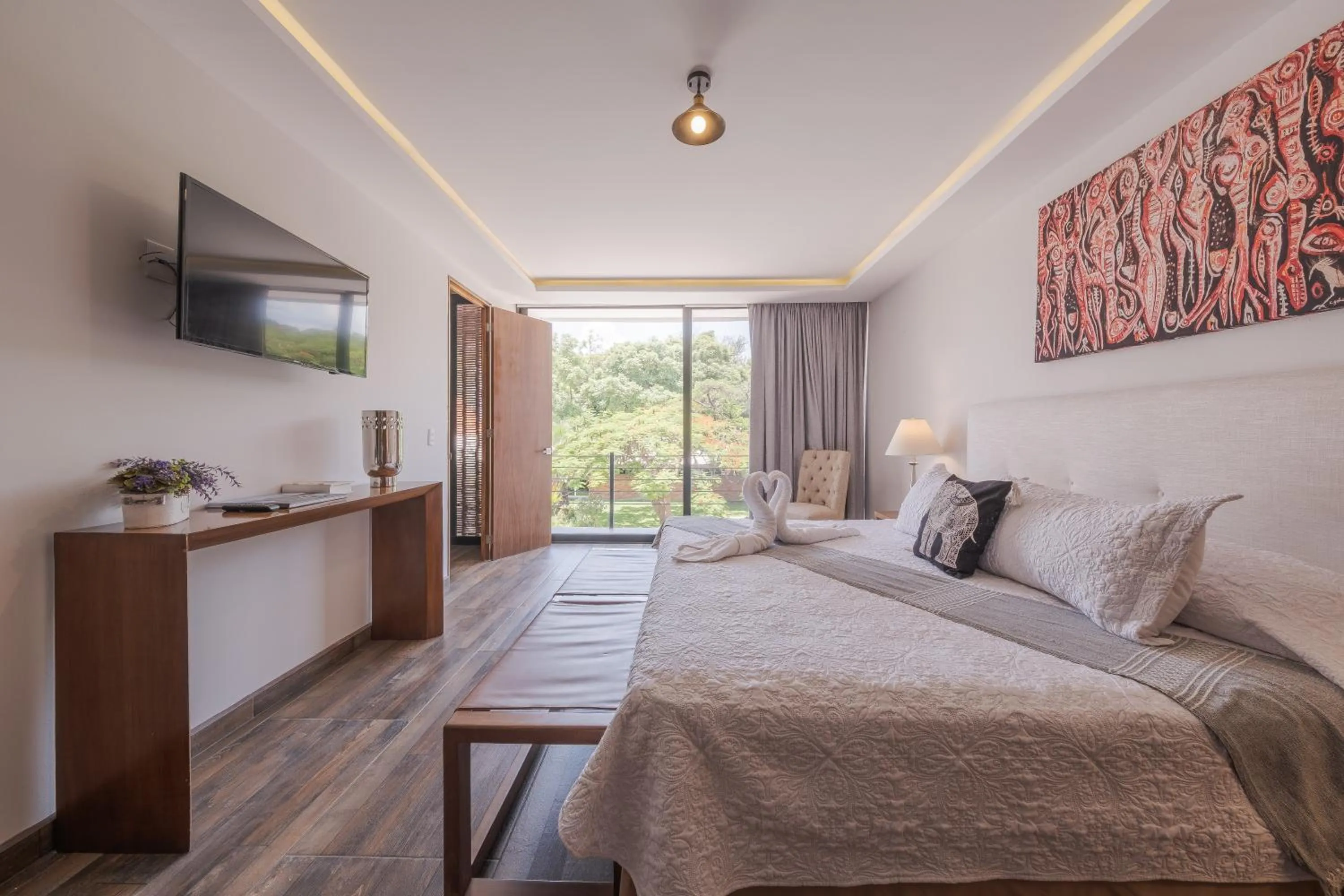 Bed in Nimue Marina Residence