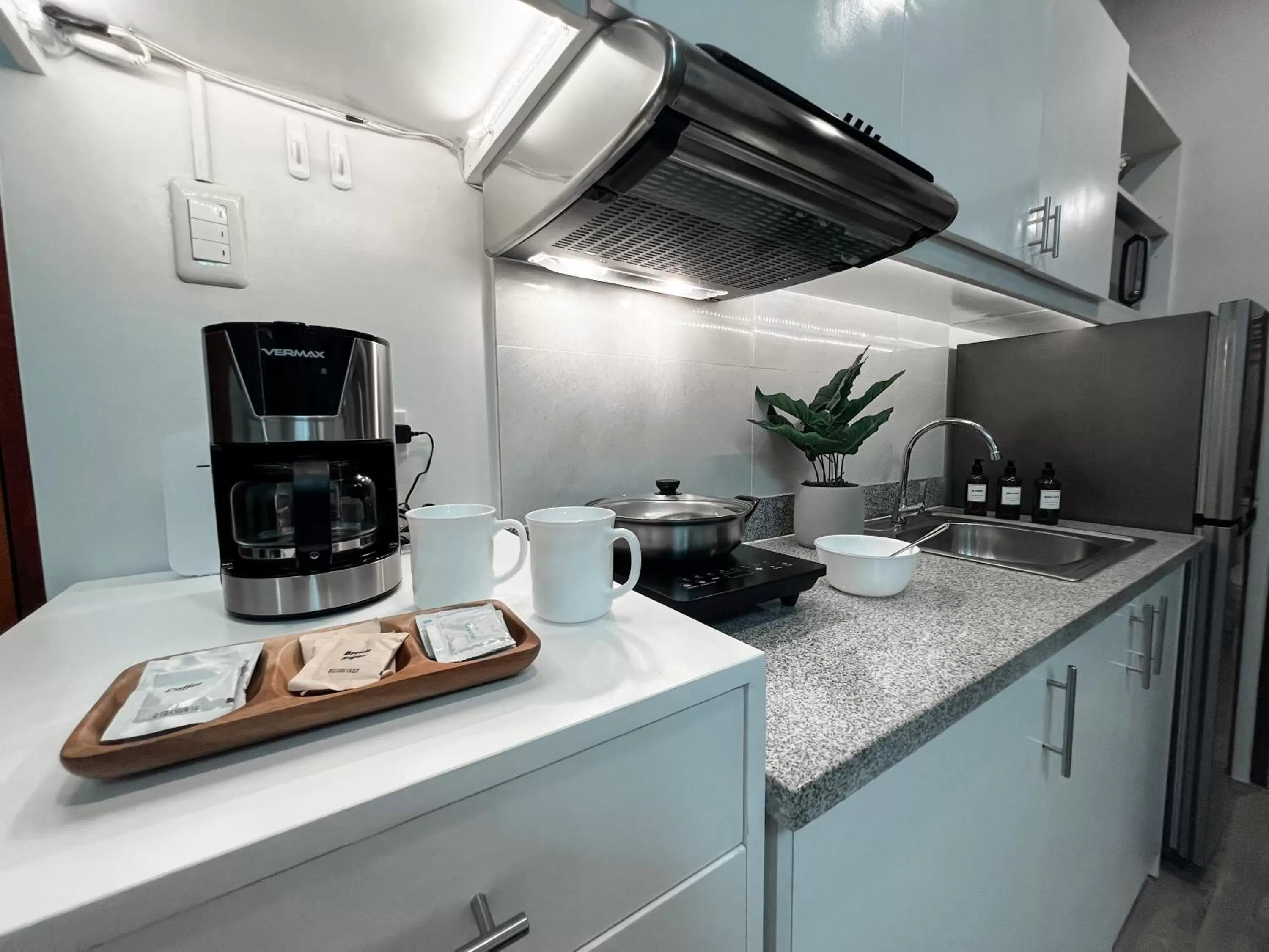 kitchen in AZRA Bacolod at Mesavirre Garden Residences