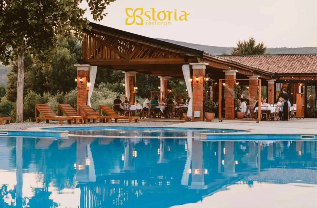 People, Swimming Pool in Hotel Storia