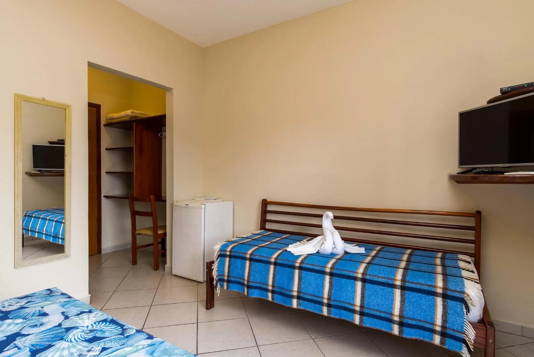 Bed in Pousada Mar Azul