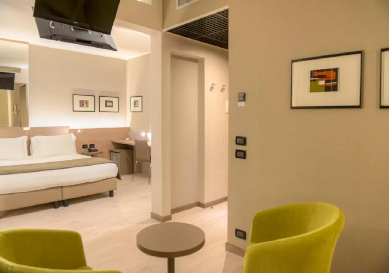 Bed in Cardano Hotel Malpensa