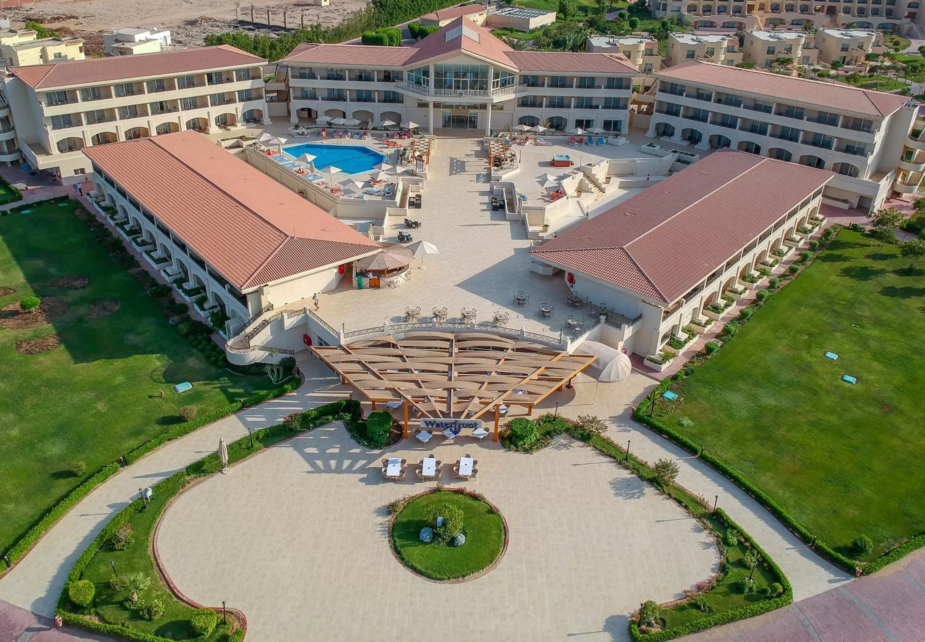 Bird's eye view in Cleopatra Luxury Beach Resort Makadi Bay - Adults only