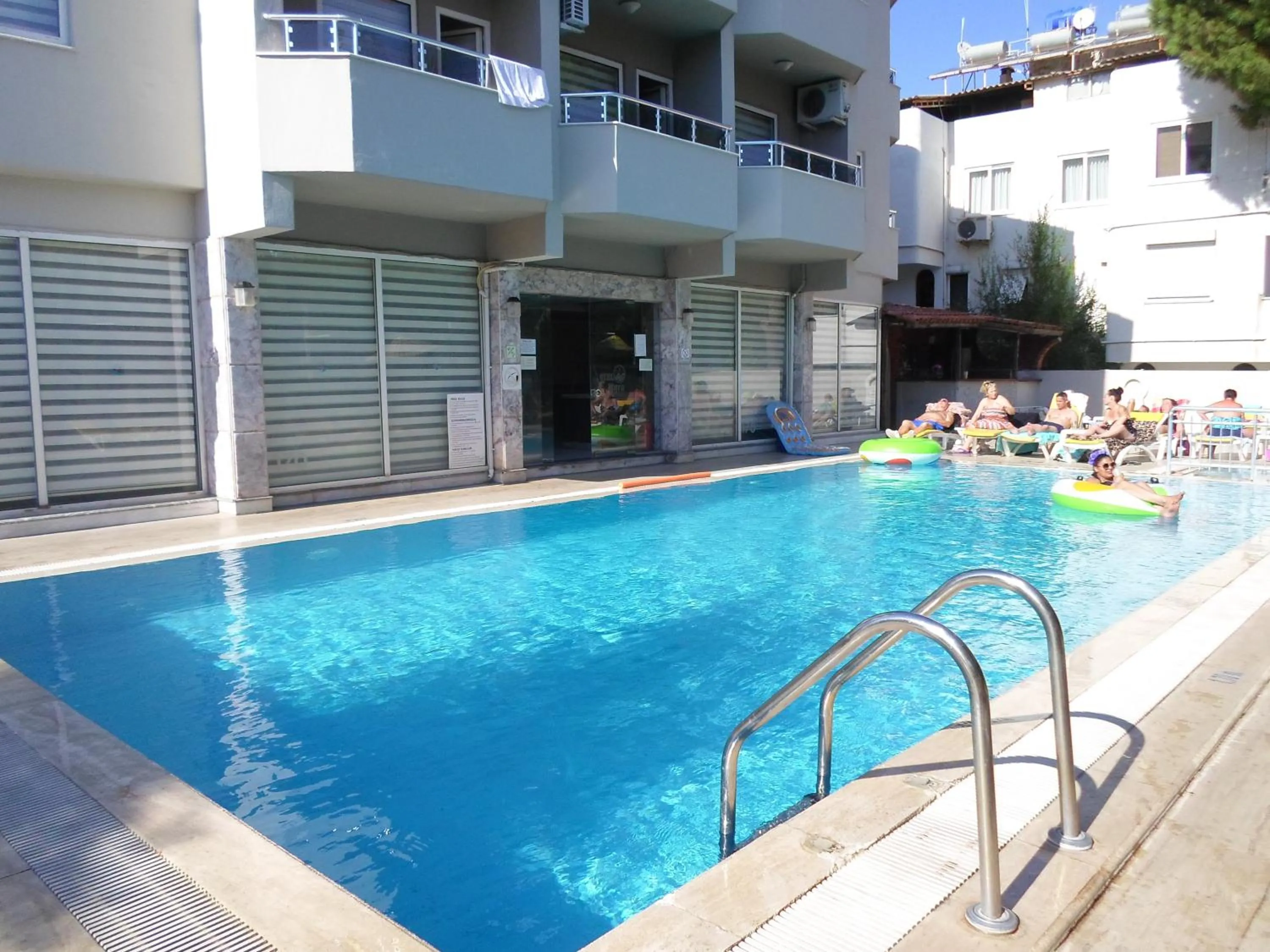 Pool view in Myra Hotel