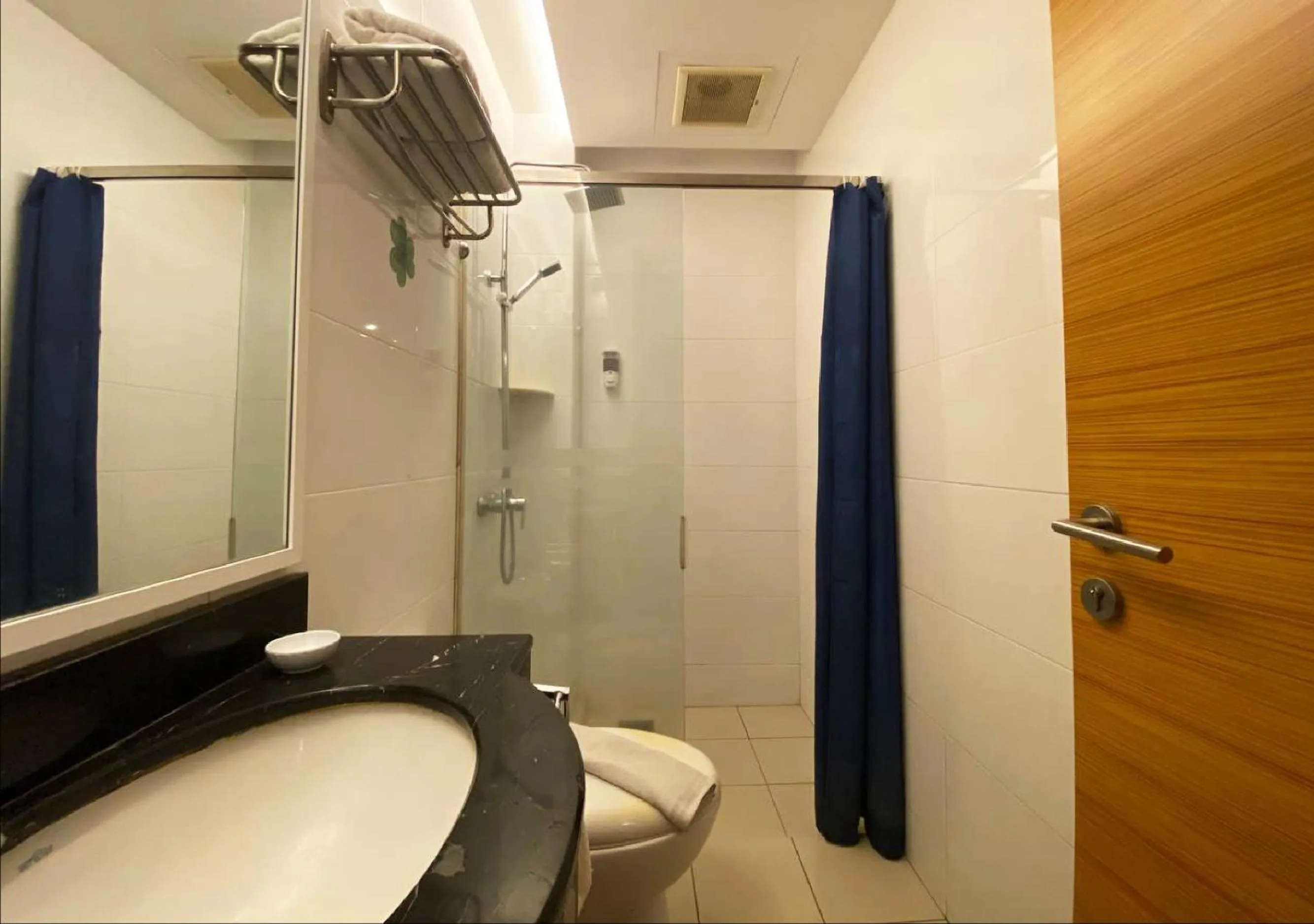 Shower in Crown Garden Hotel