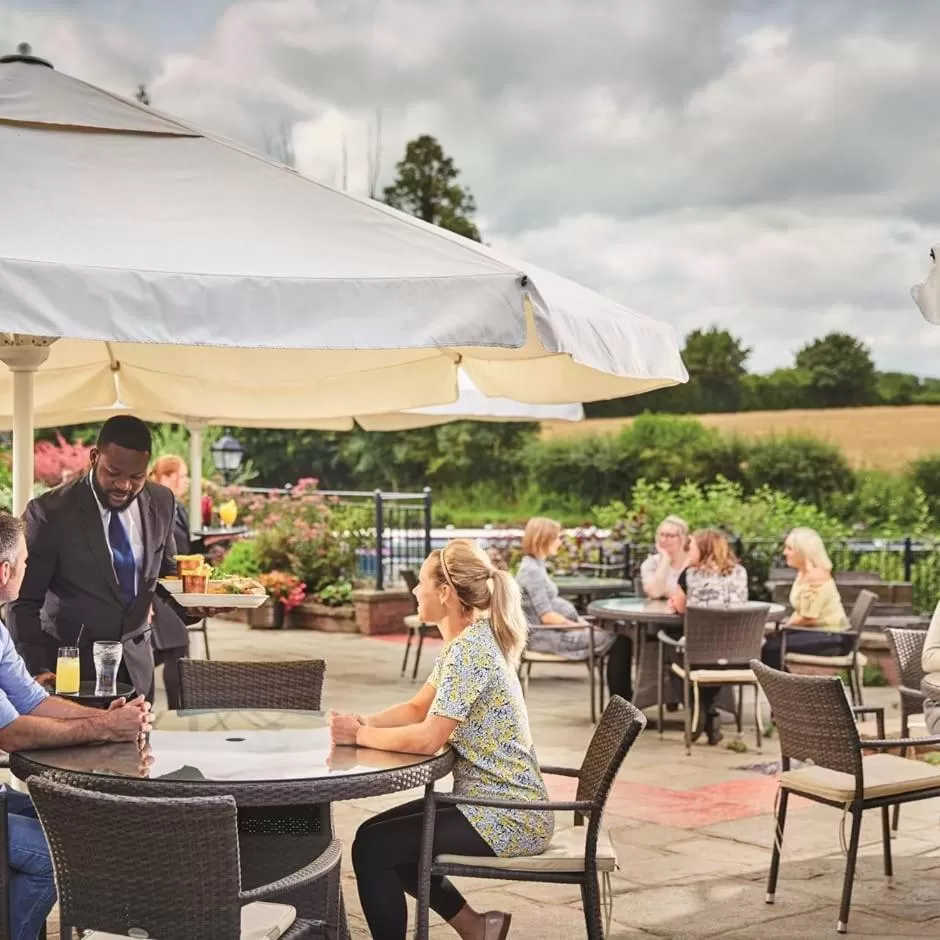 Patio in Lion Quays Resort