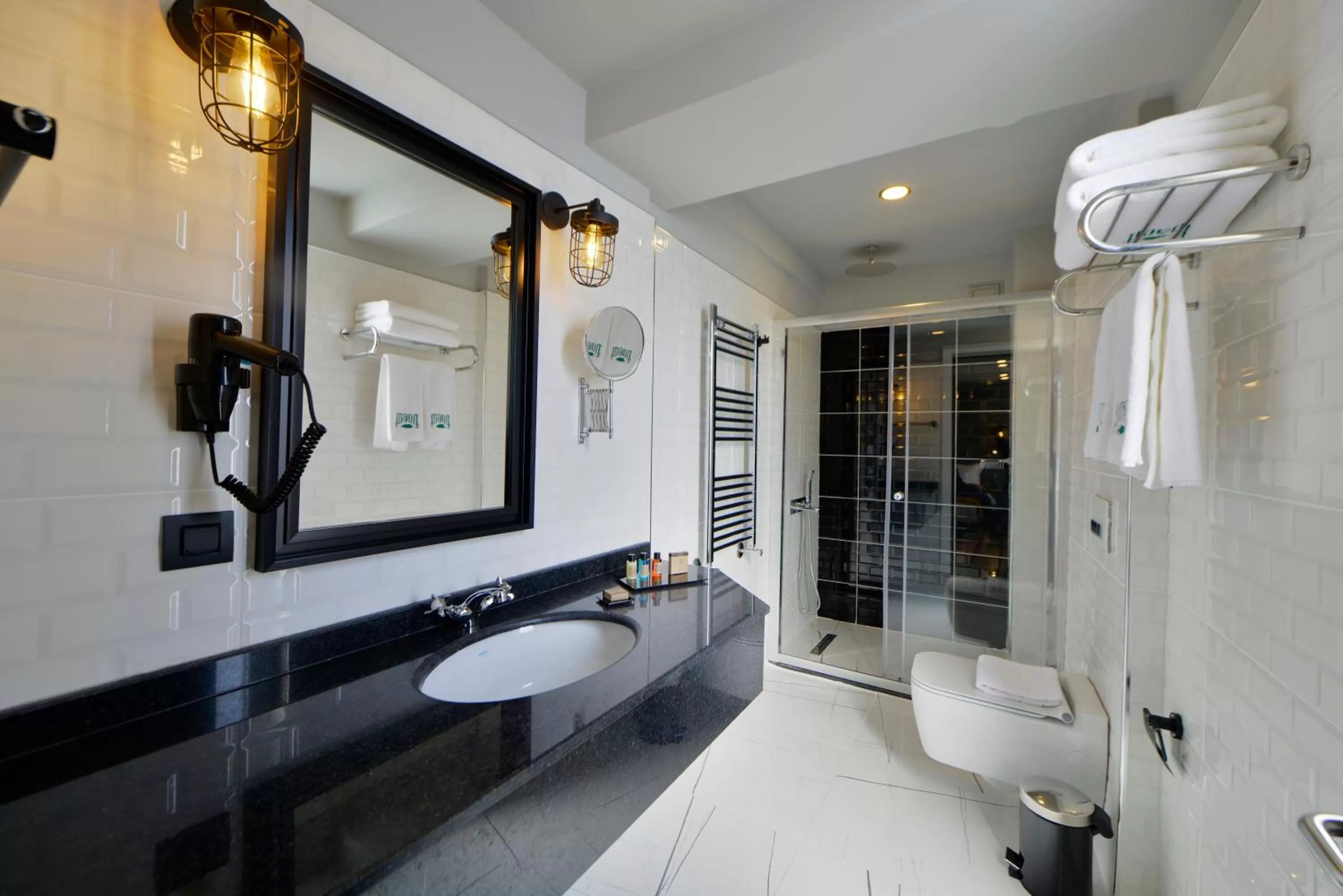 Bathroom in Hotel Poem