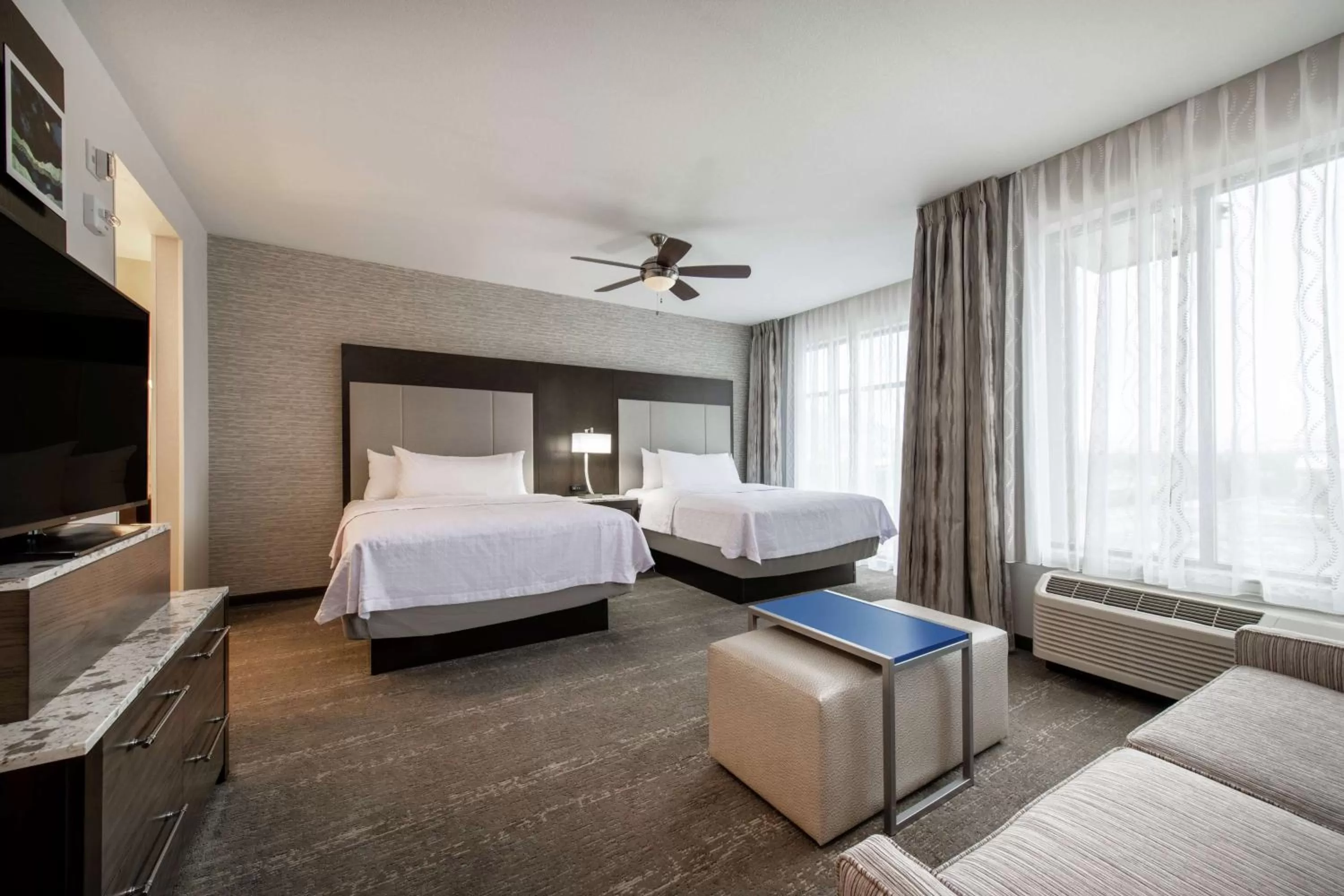 Queen Suite with Two Queen Beds - Mobility/Hearing Accessible - Non-Smoking in Homewood Suites By Hilton Steamboat Springs