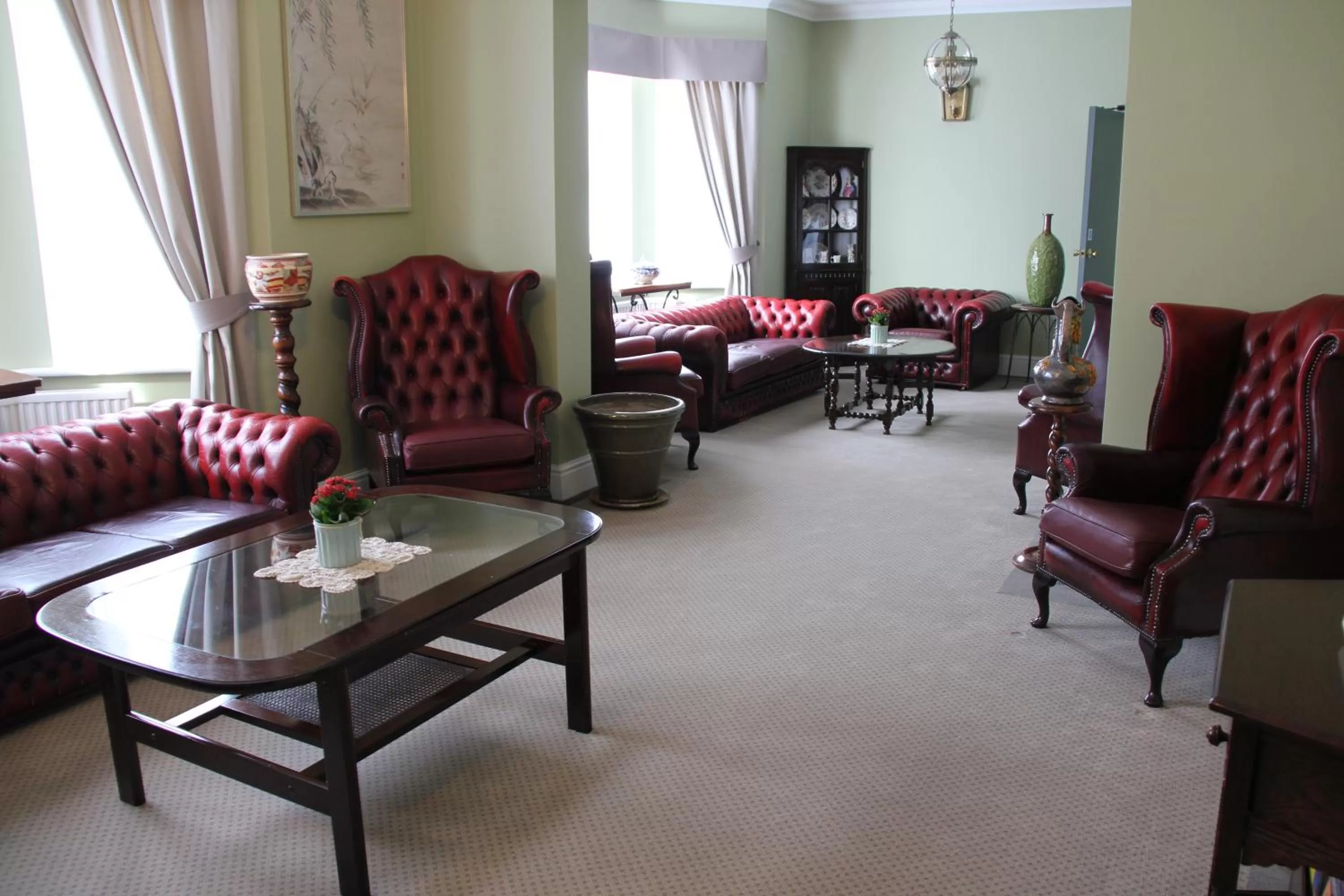 Seating area in Centennial Hotel