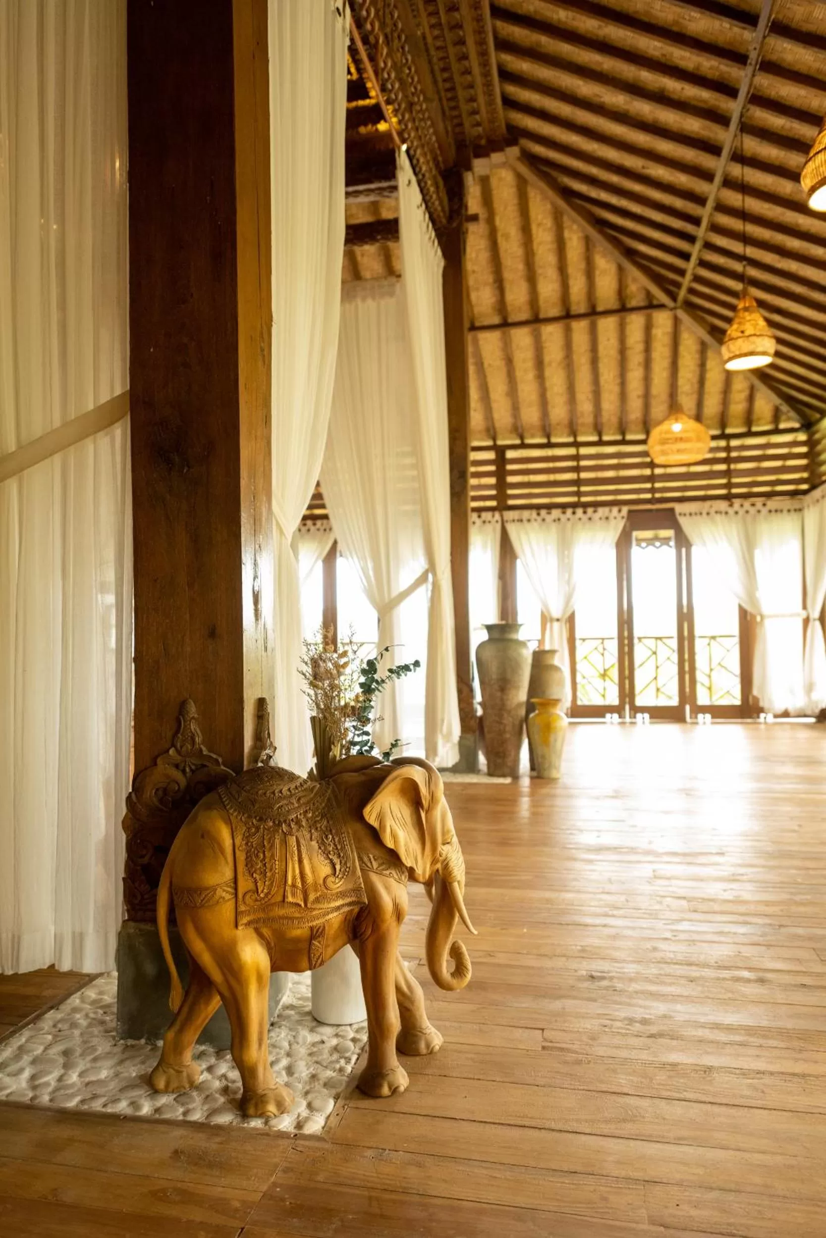 Decorative detail in Tanah Damai Hotel