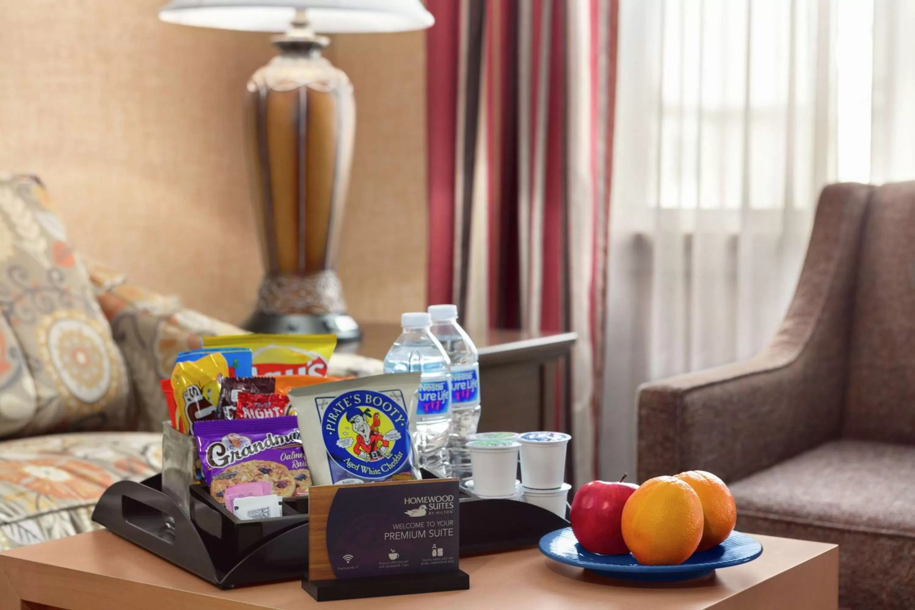 Living room in Homewood Suites Syracuse-Liverpool