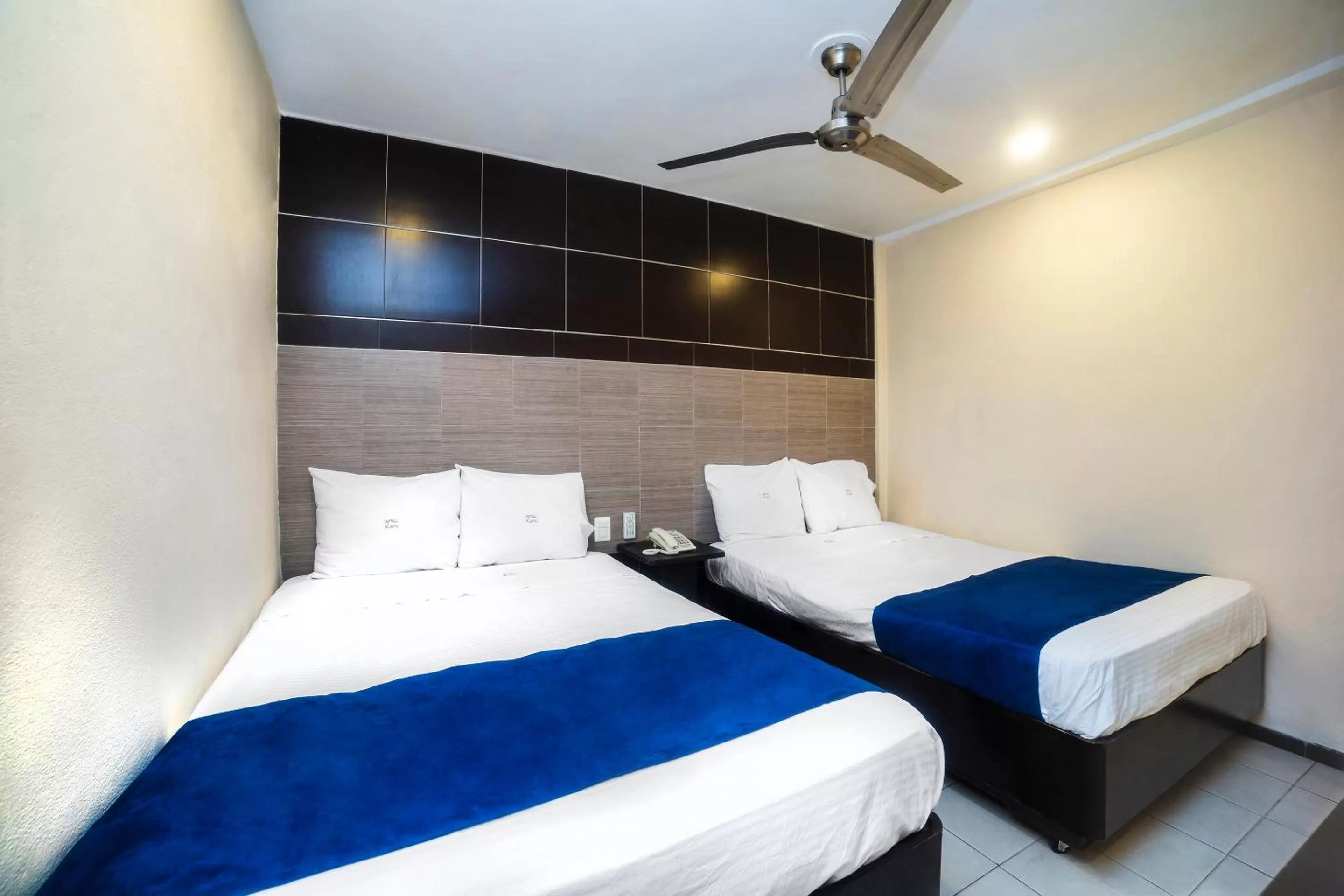 Bed in Hotel Kapu, Puebla