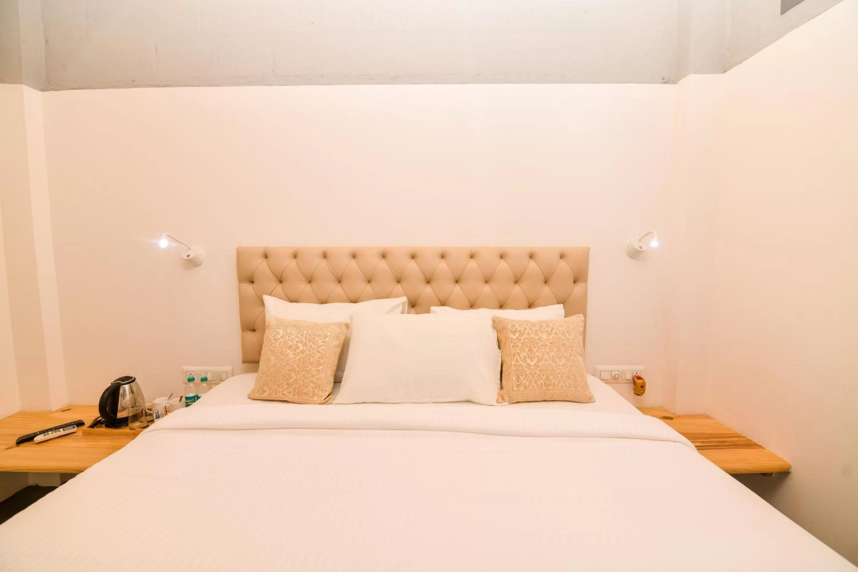 Bed in Shine Residency