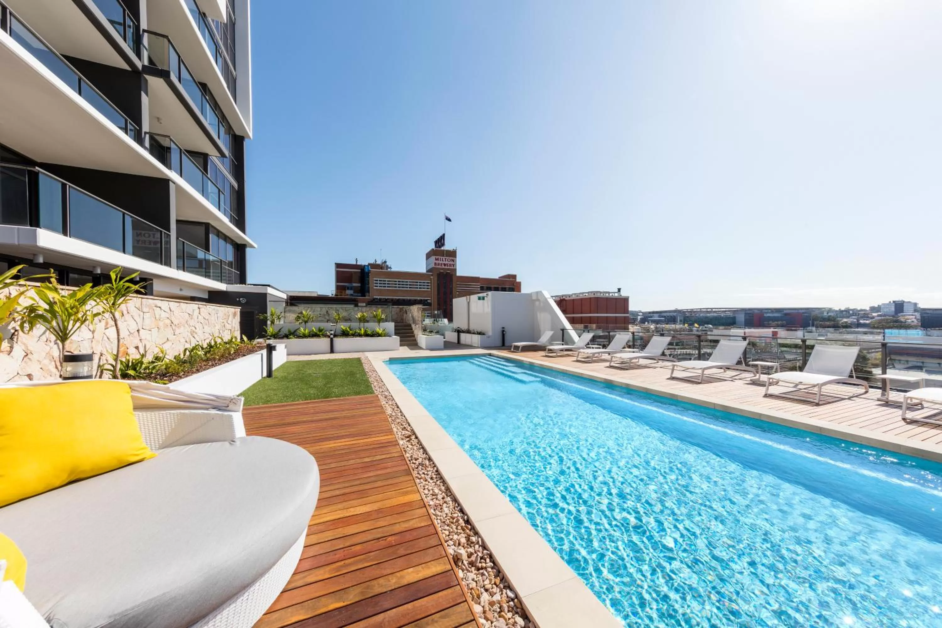 Swimming pool in The Milton Brisbane