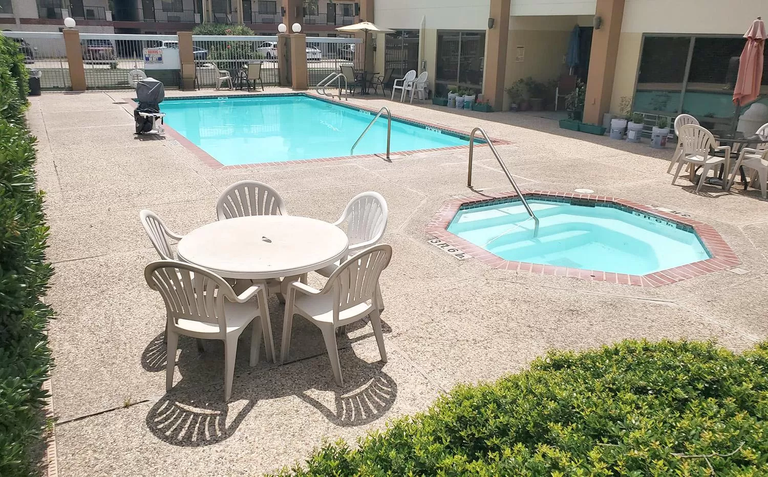 Pool view in Coratel Inn & Suites by Jasper New Braunfels IH-35 EXT 189