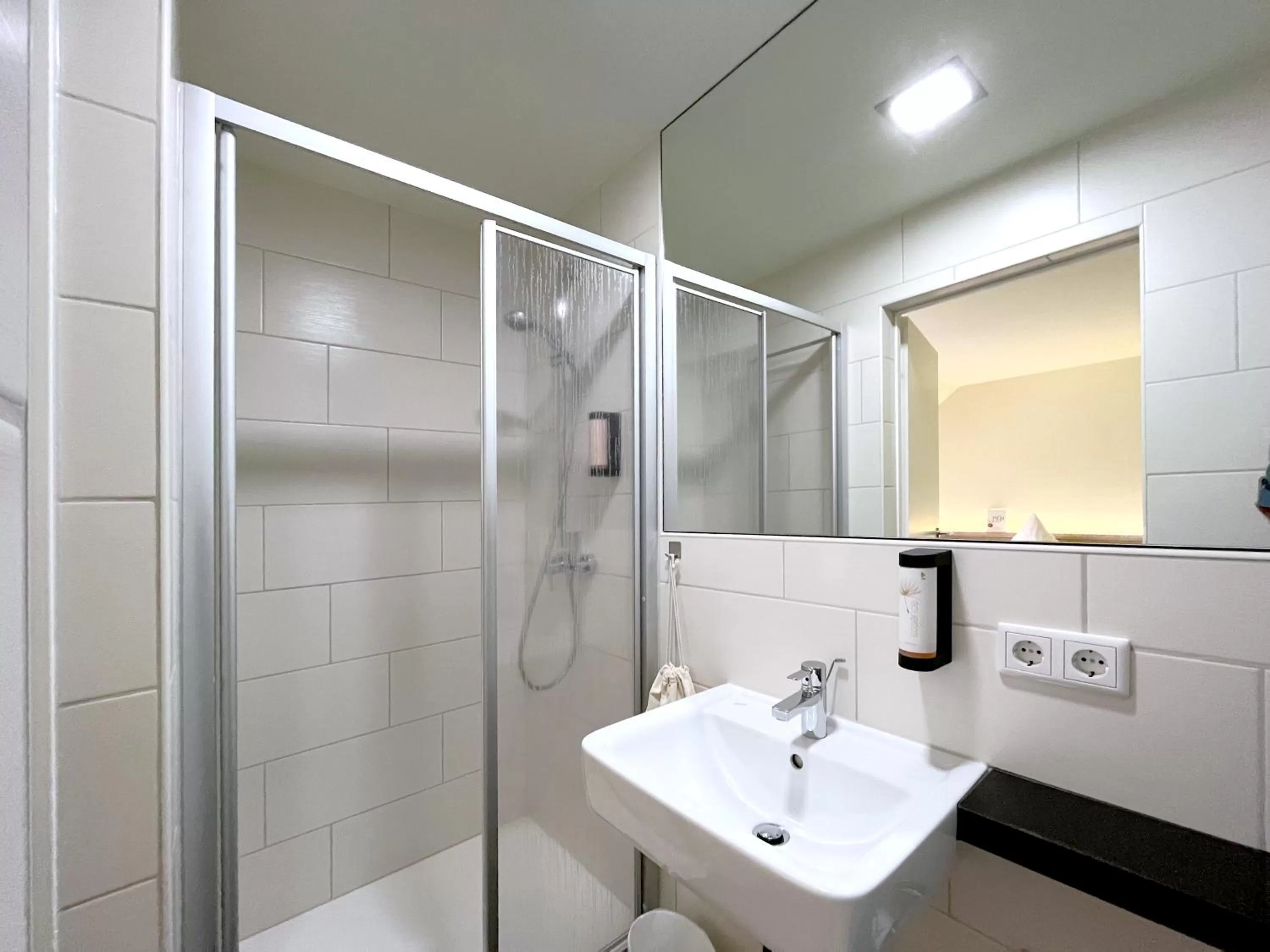 Bathroom in Familienhotel "Rhön Feeling"