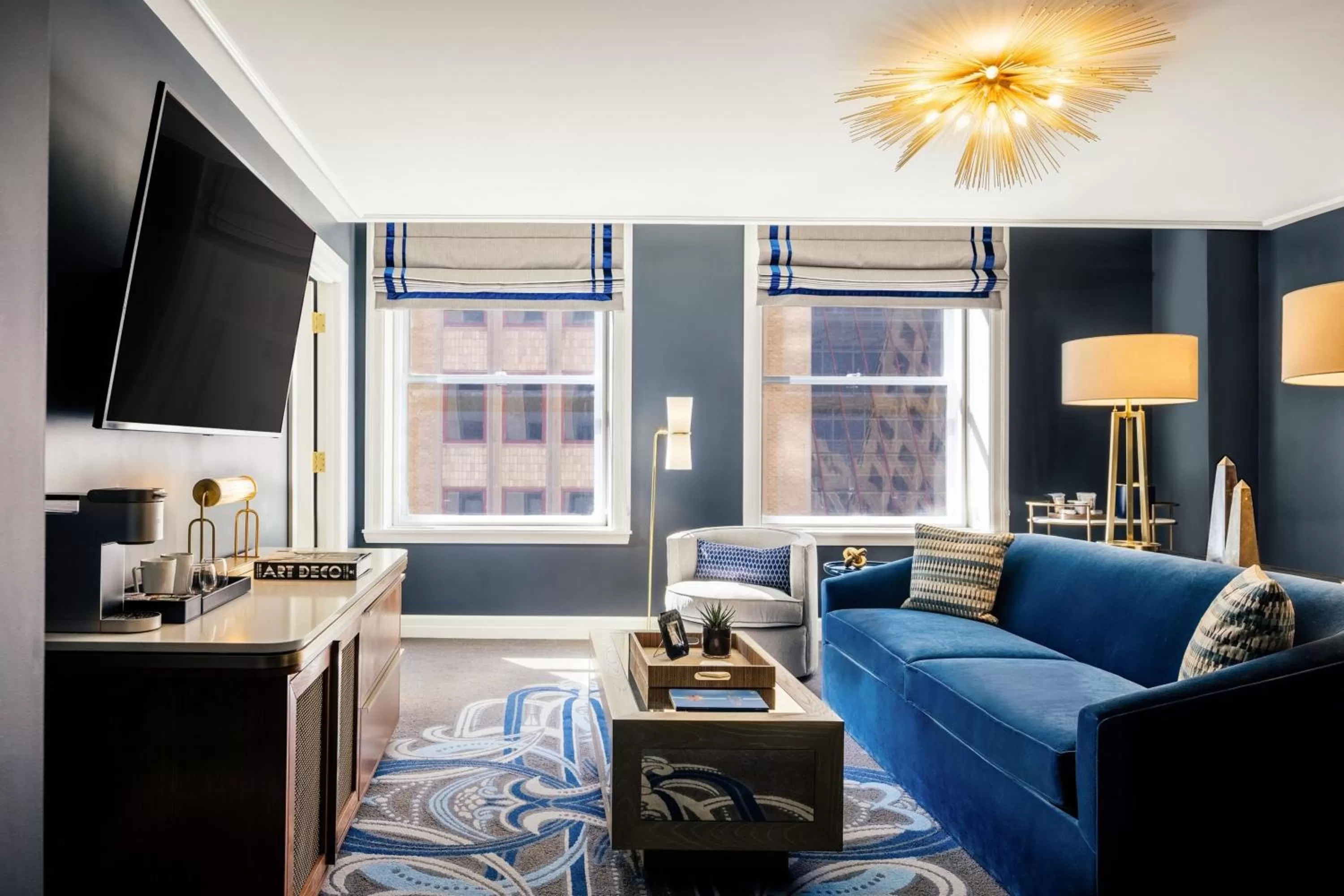 Living room in The National, Autograph Collection