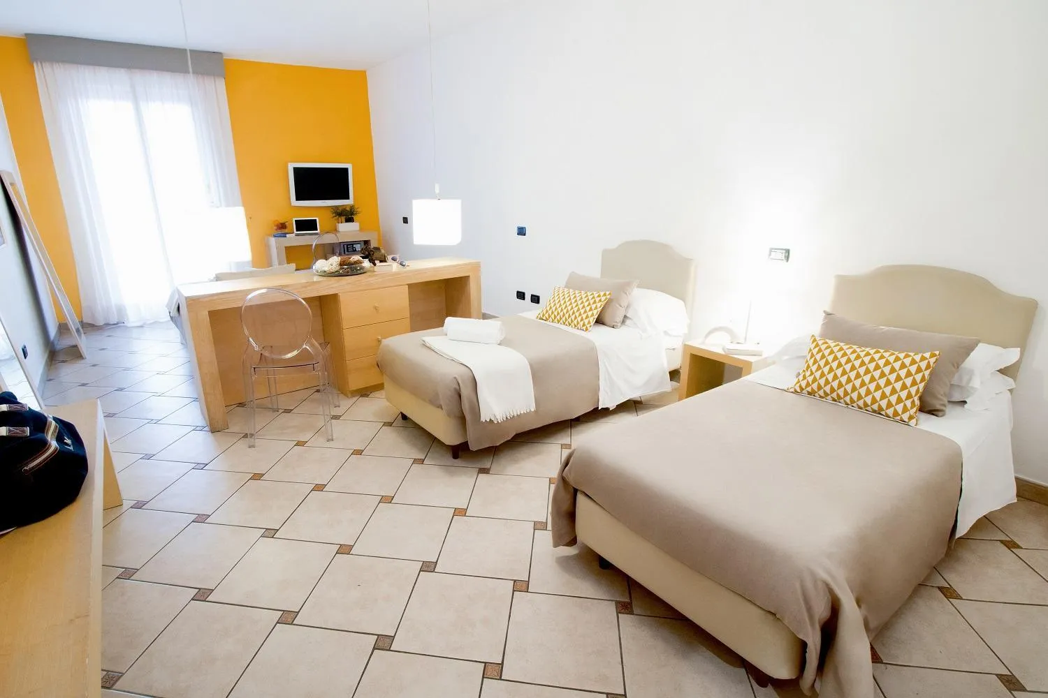 Bedroom, Bed in Hotel Rivage