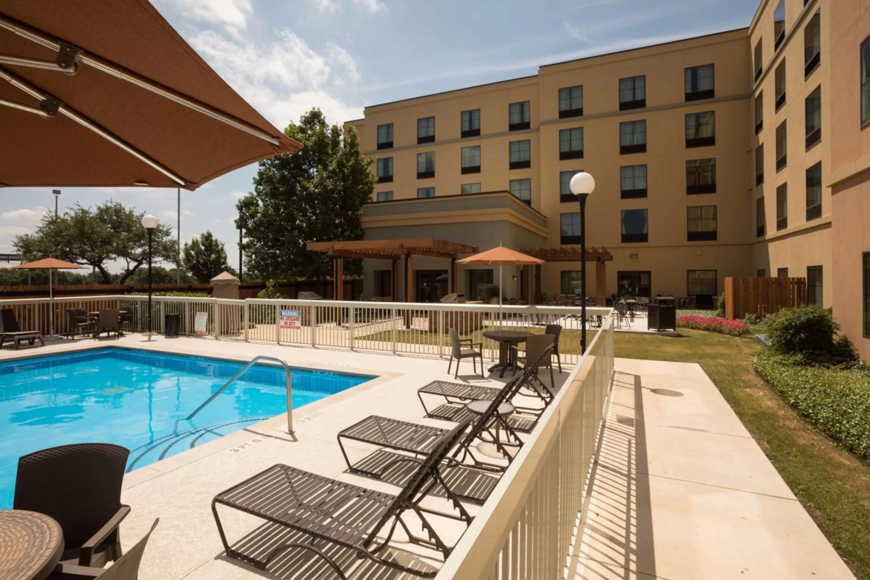 Pool view in Homewood Suites by Hilton San Antonio North