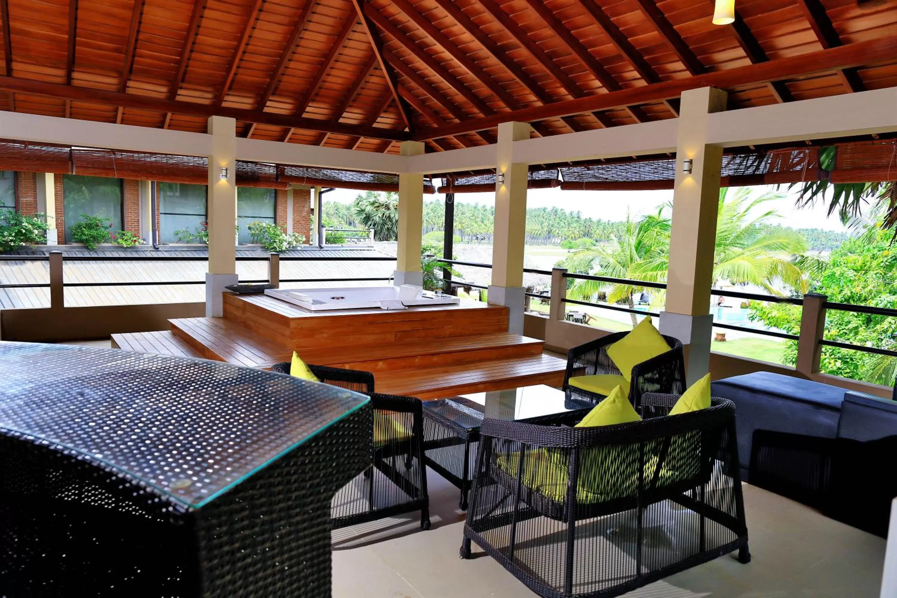 Patio in Amaranthe Bay Resort & Spa