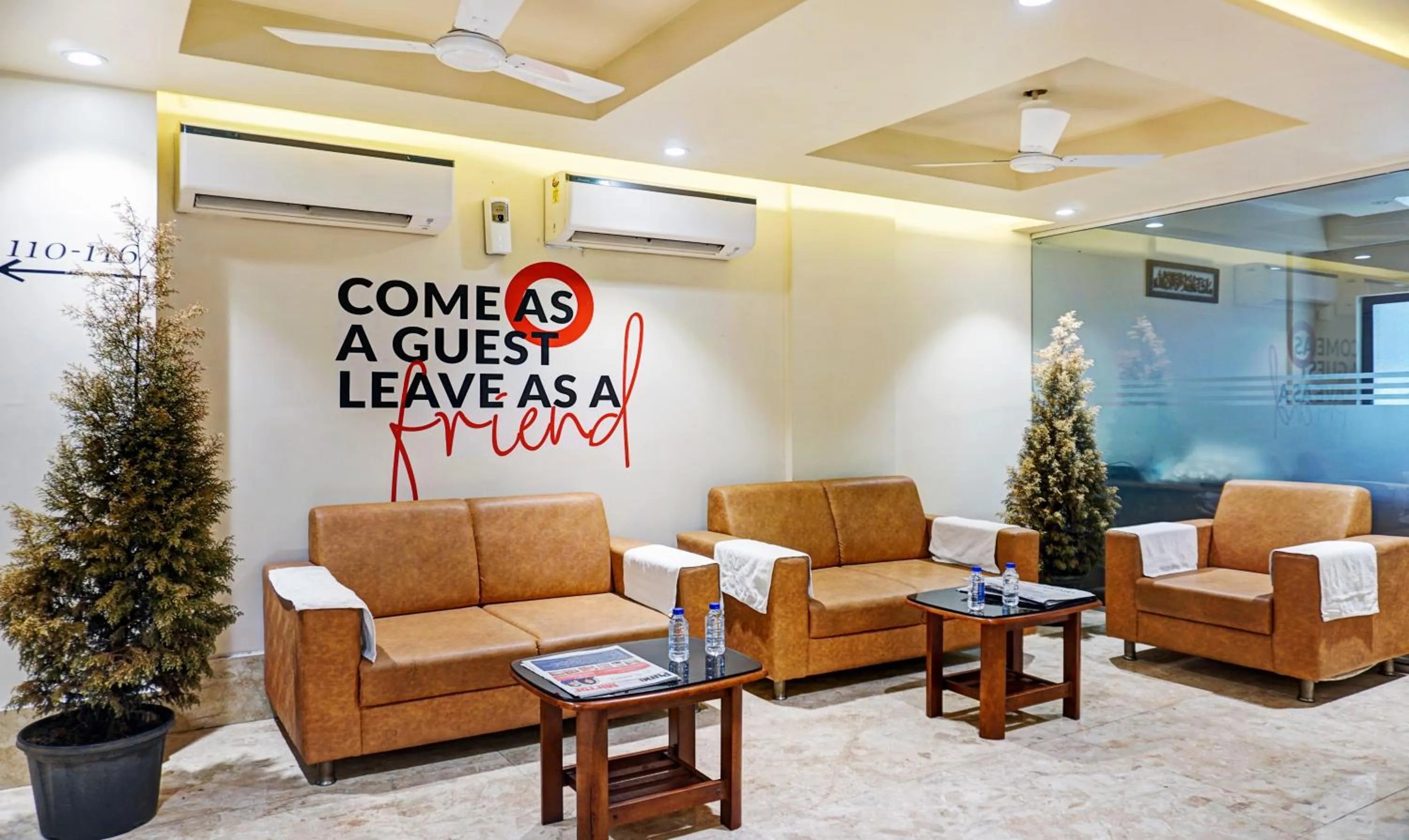 Seating area in Treebo Classic Grande, Camp