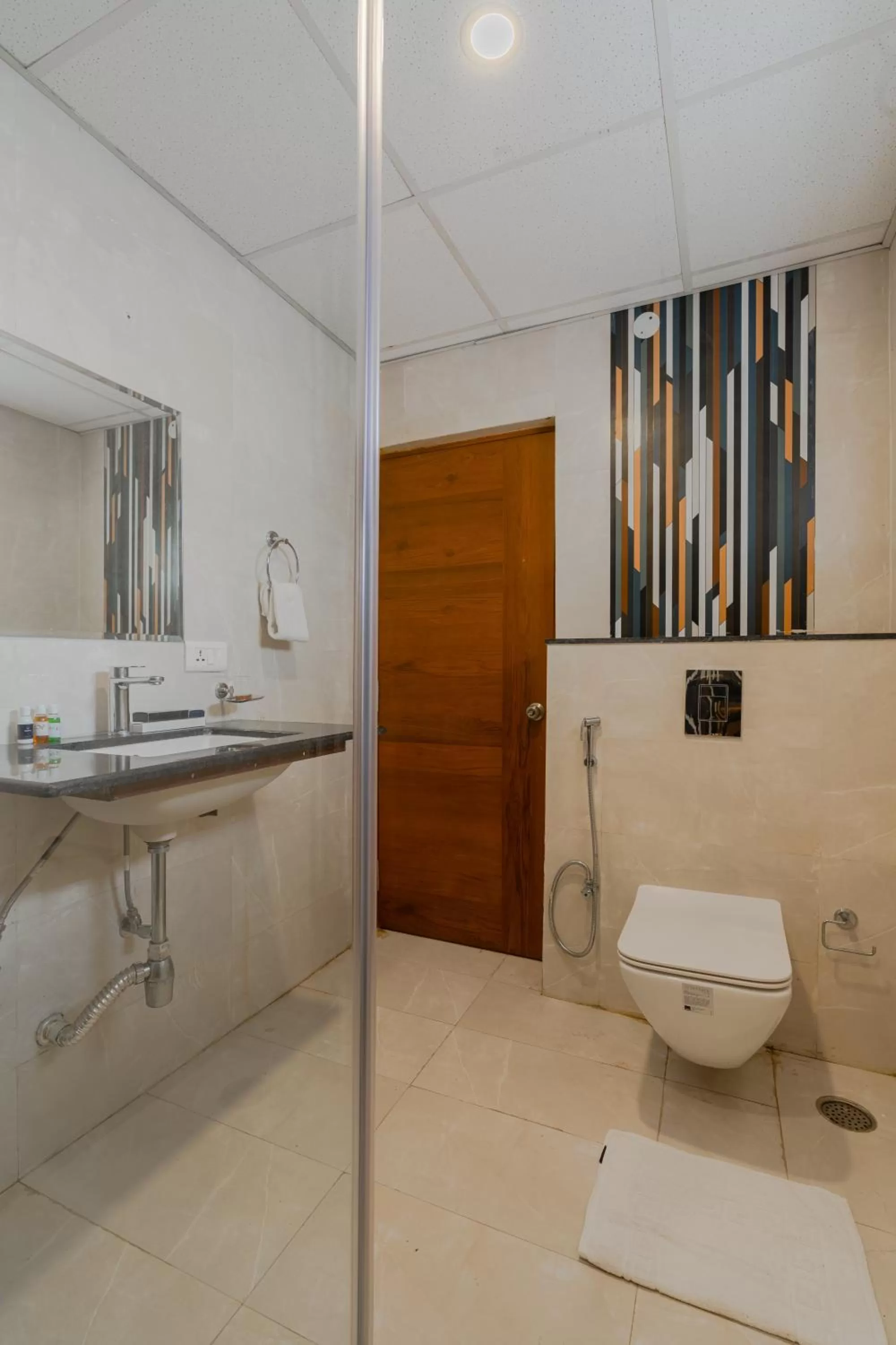 Bathroom in Hotel Akoya - HITECH City Hyderabad