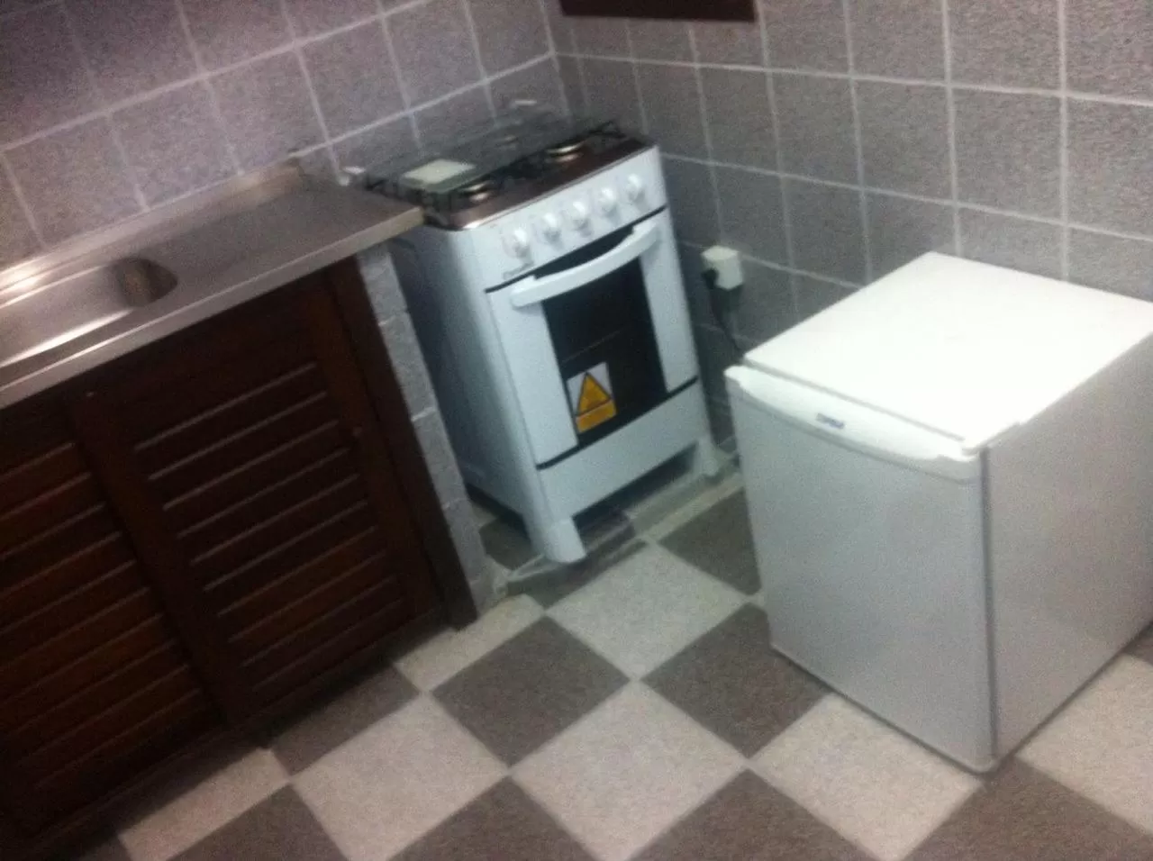 Kitchen or kitchenette in Hotel Enseada de Ponta Negra