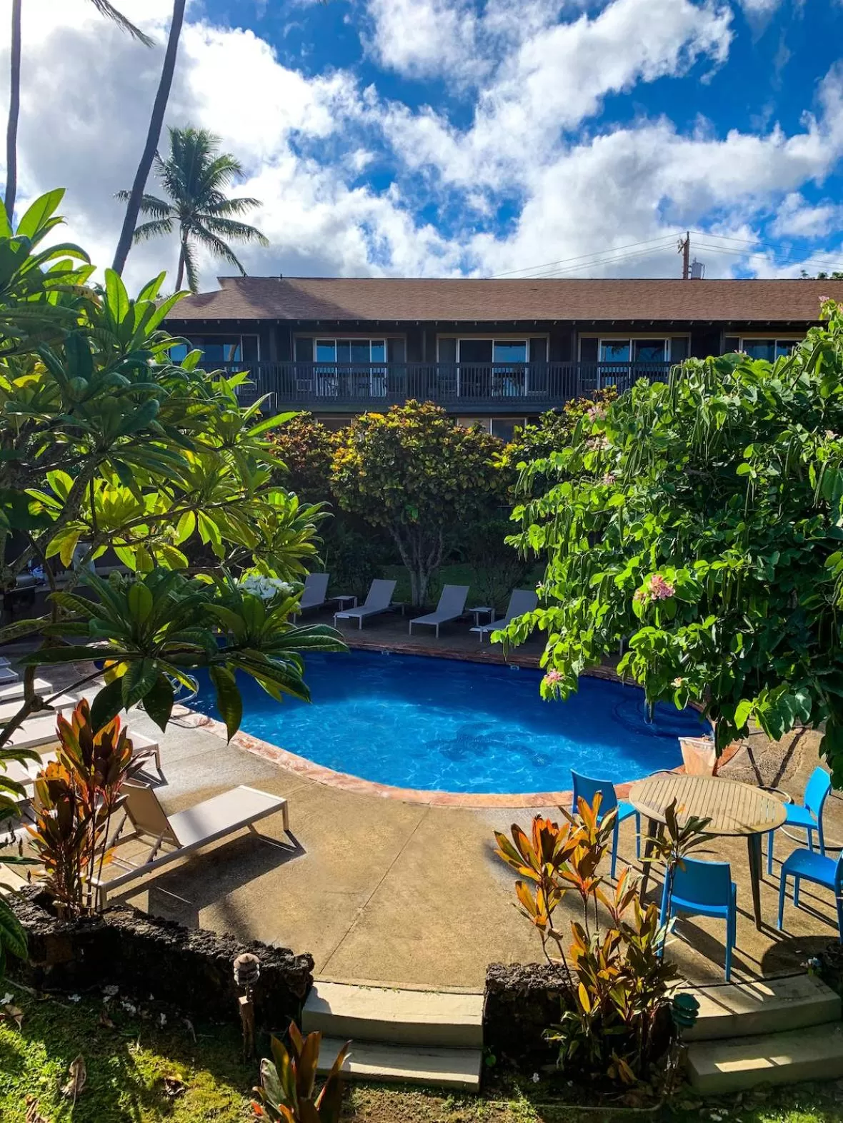 Garden view in Napili Village Hotel