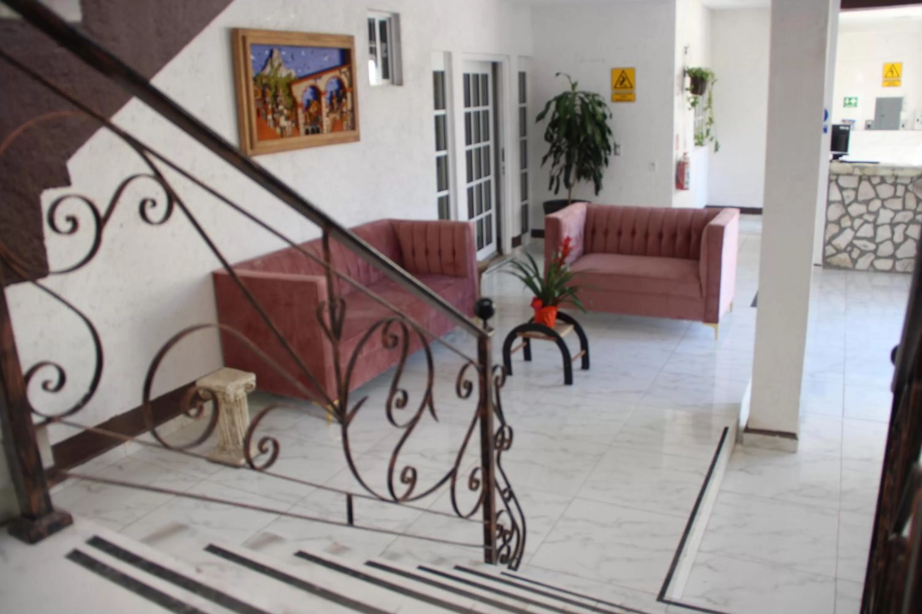 Lobby or reception in Hotel Peña Florencia