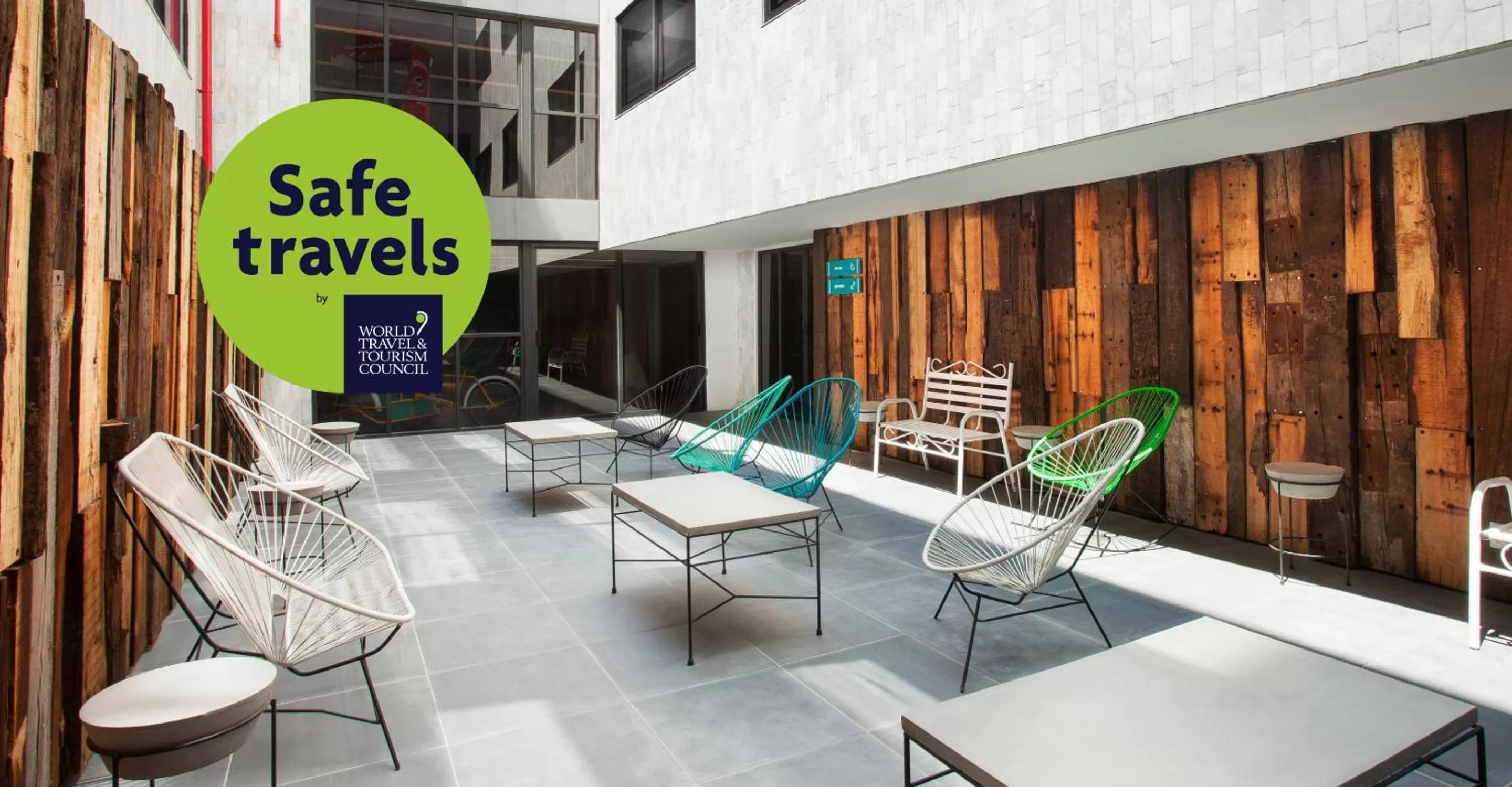 Patio in Hotel MX lagunilla CDMX, Trademark Collection by Wyndham