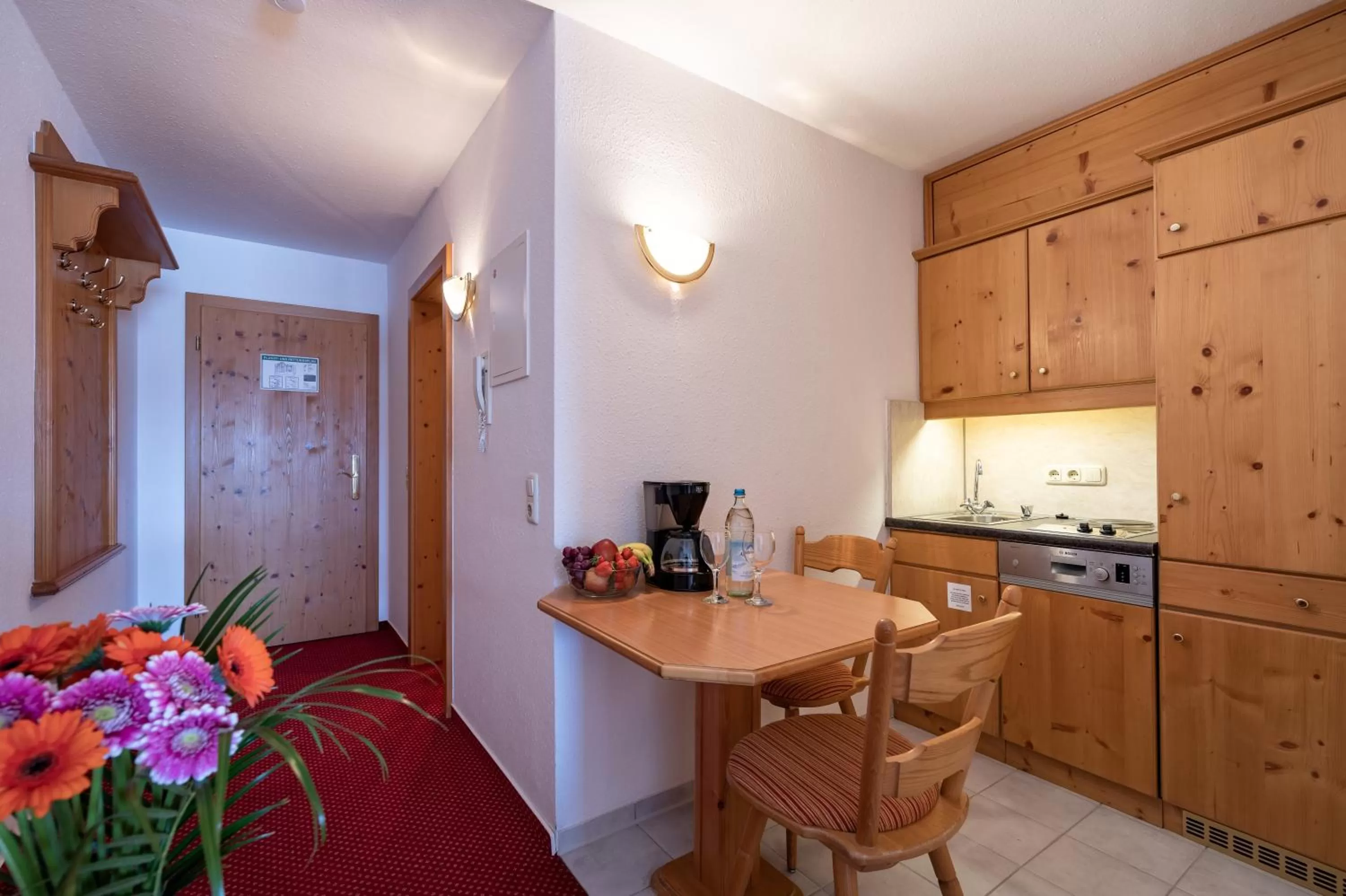 Kitchen or kitchenette in Residenz Hopfensee