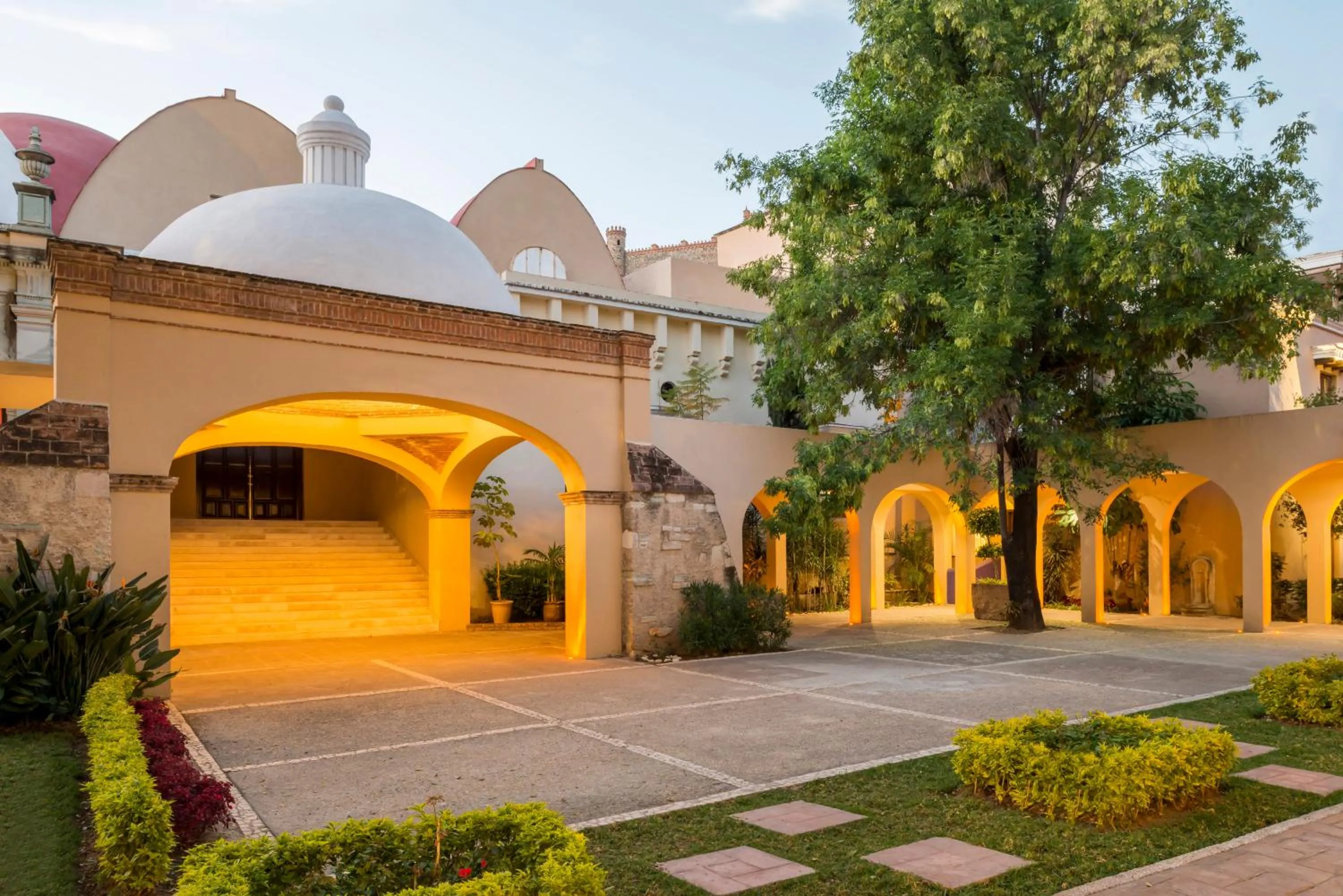 Patio in Hotel Ex-Hacienda San Xavier