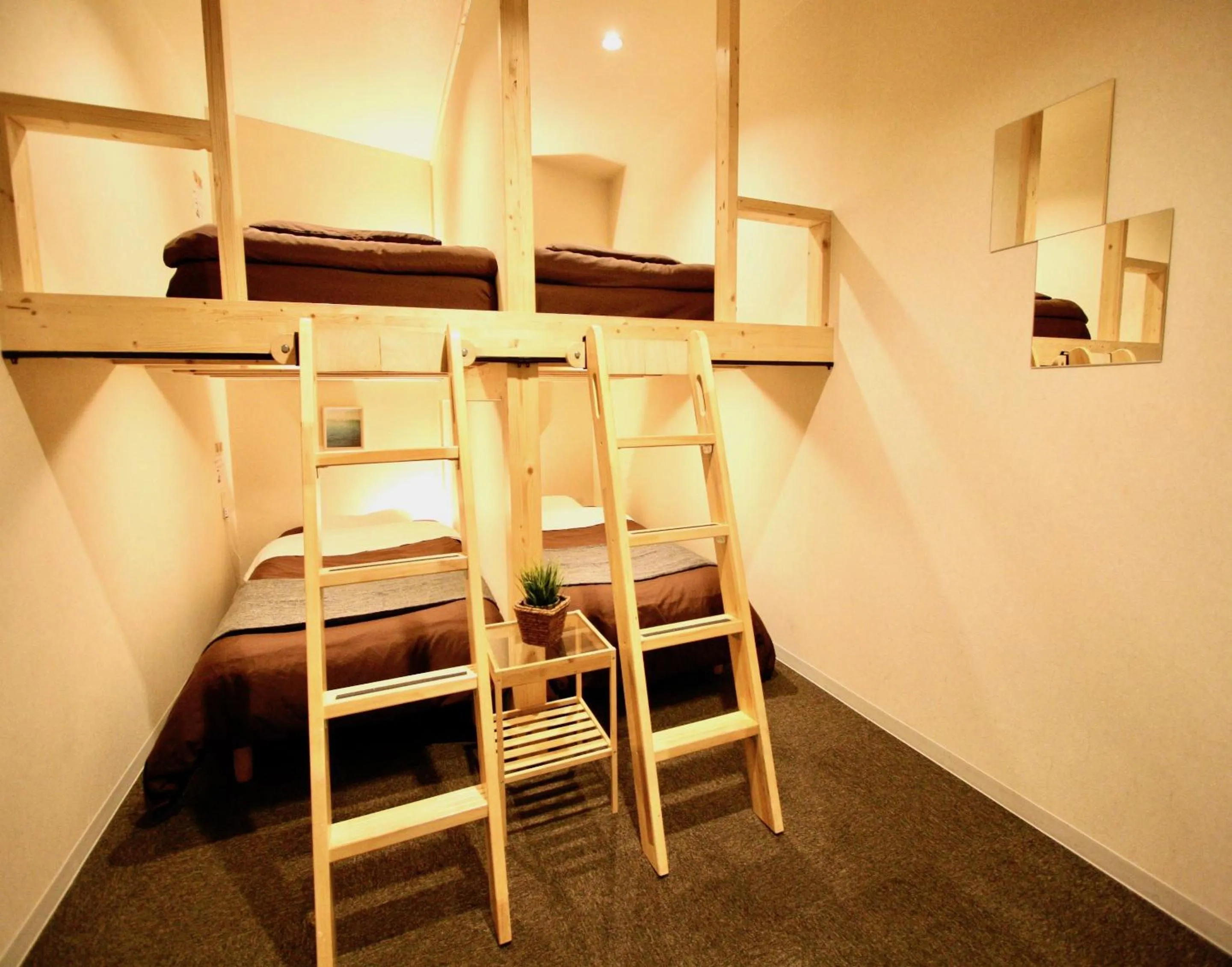 Bedroom, Bed in Osaka Guesthouse Nest