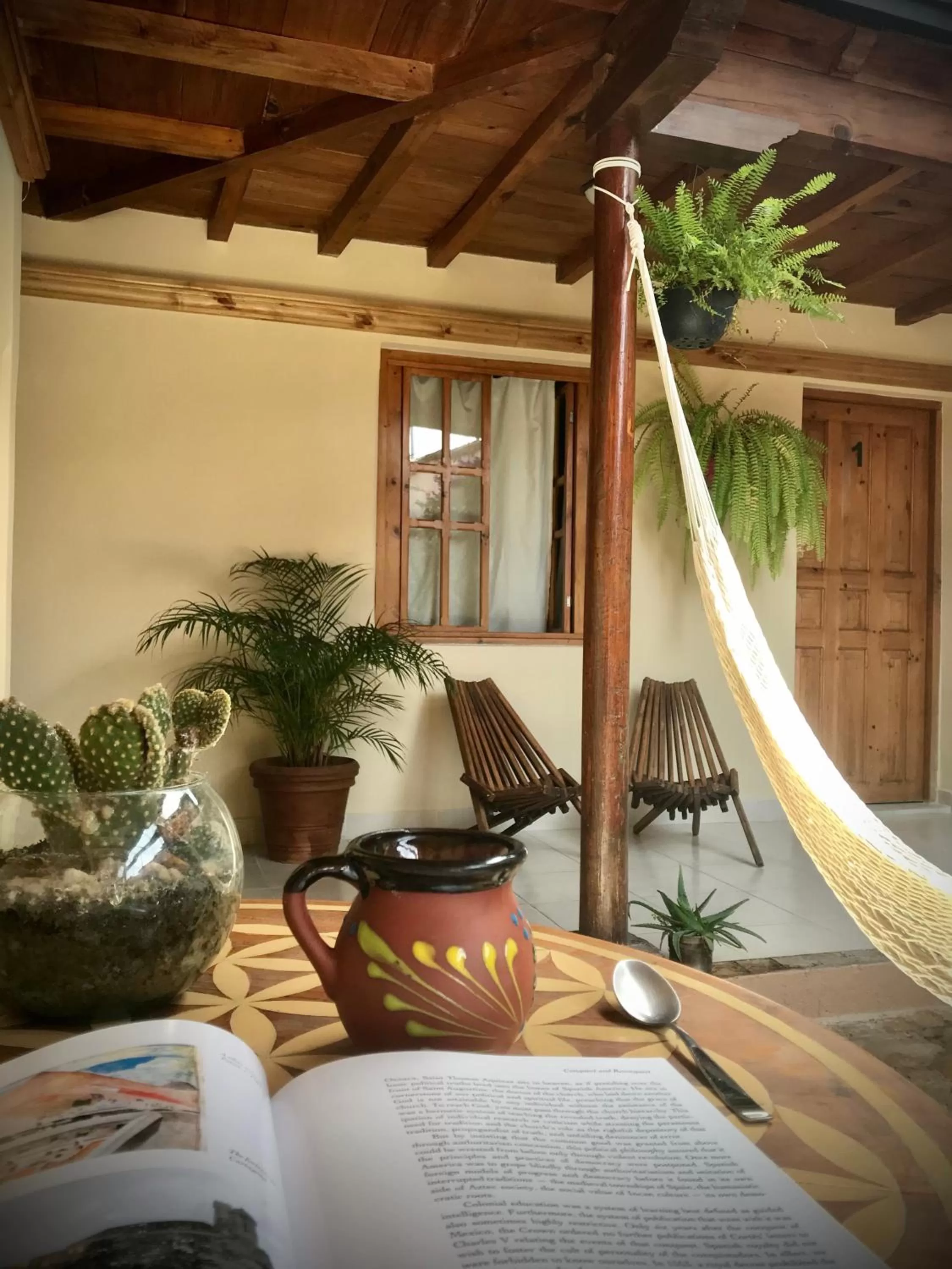 Patio in Hotel Casa Azabache