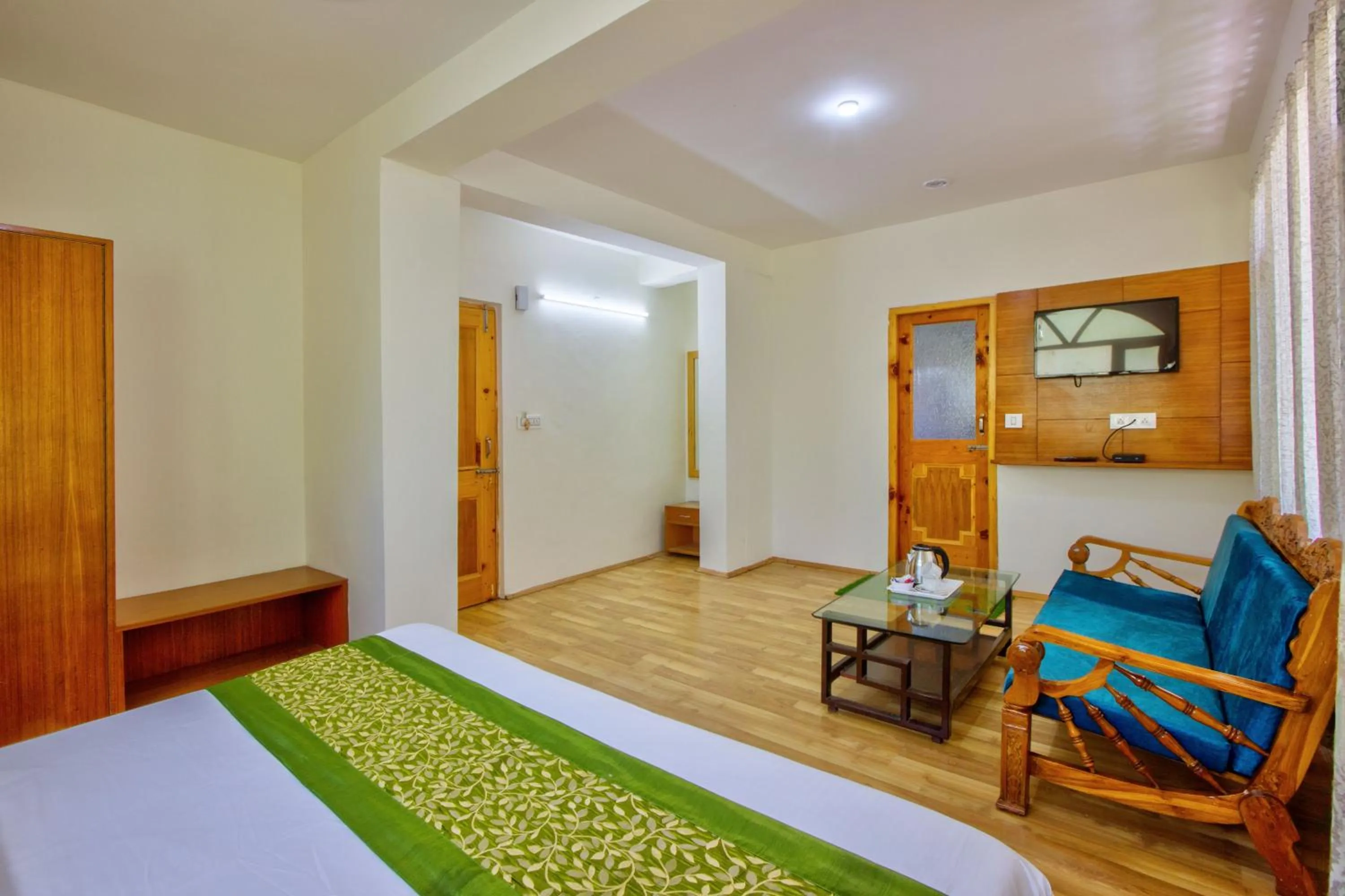 Bed in Thrill Nature Cottage