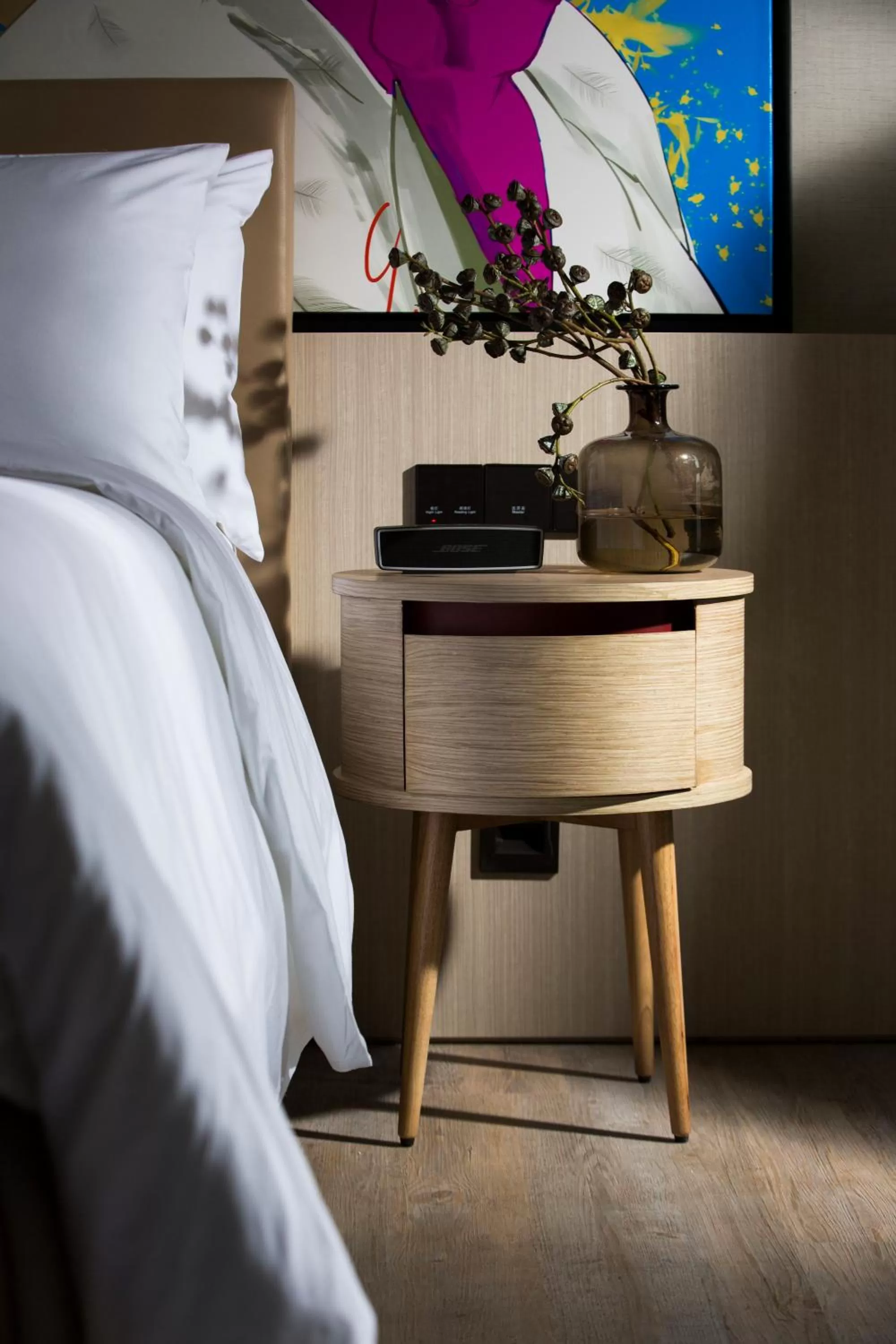 Decorative detail, Bed in Artyzen Habitat Dongzhimen Beijing