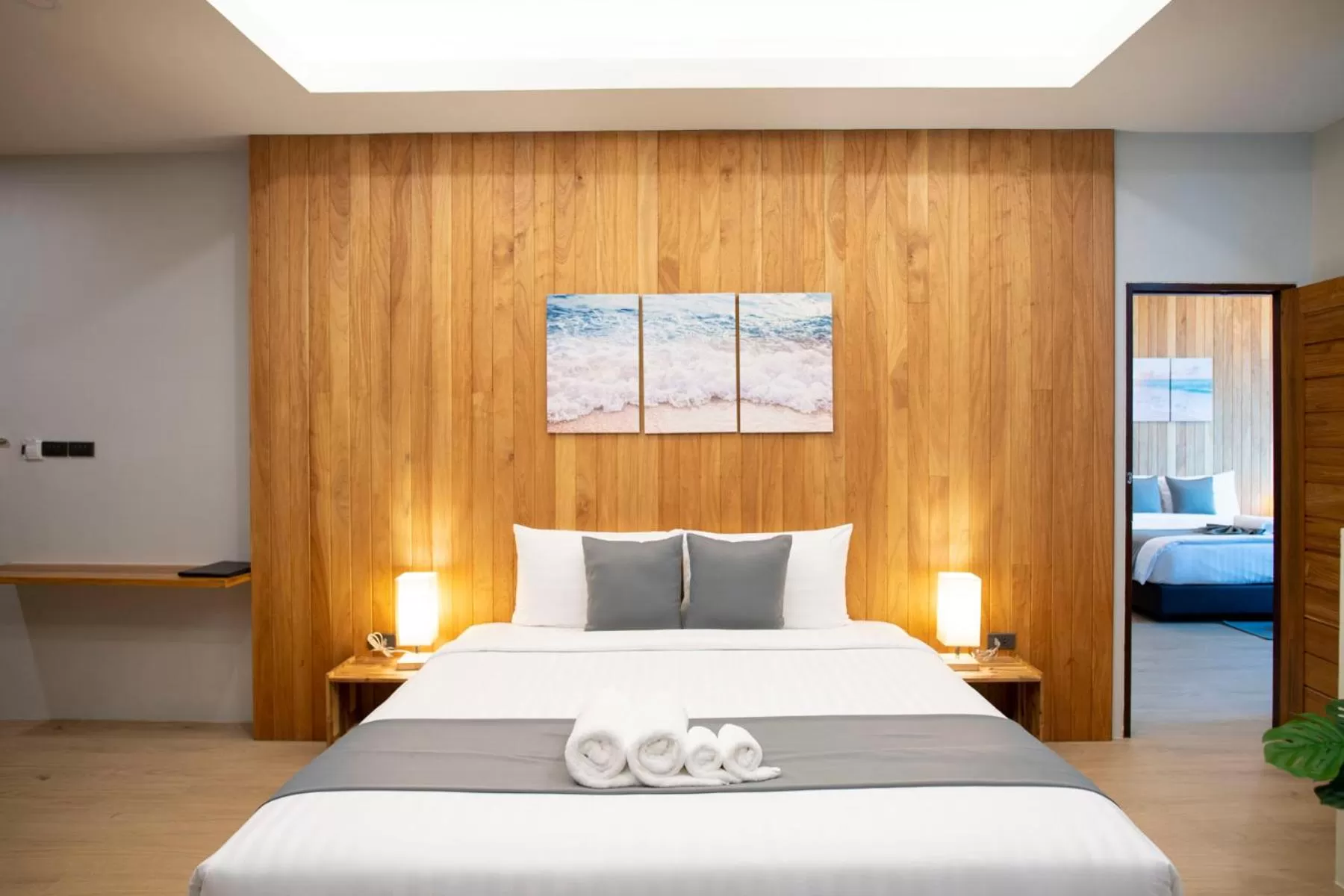 Bed in Ao Luek Panoramic Pool-SHA Plus