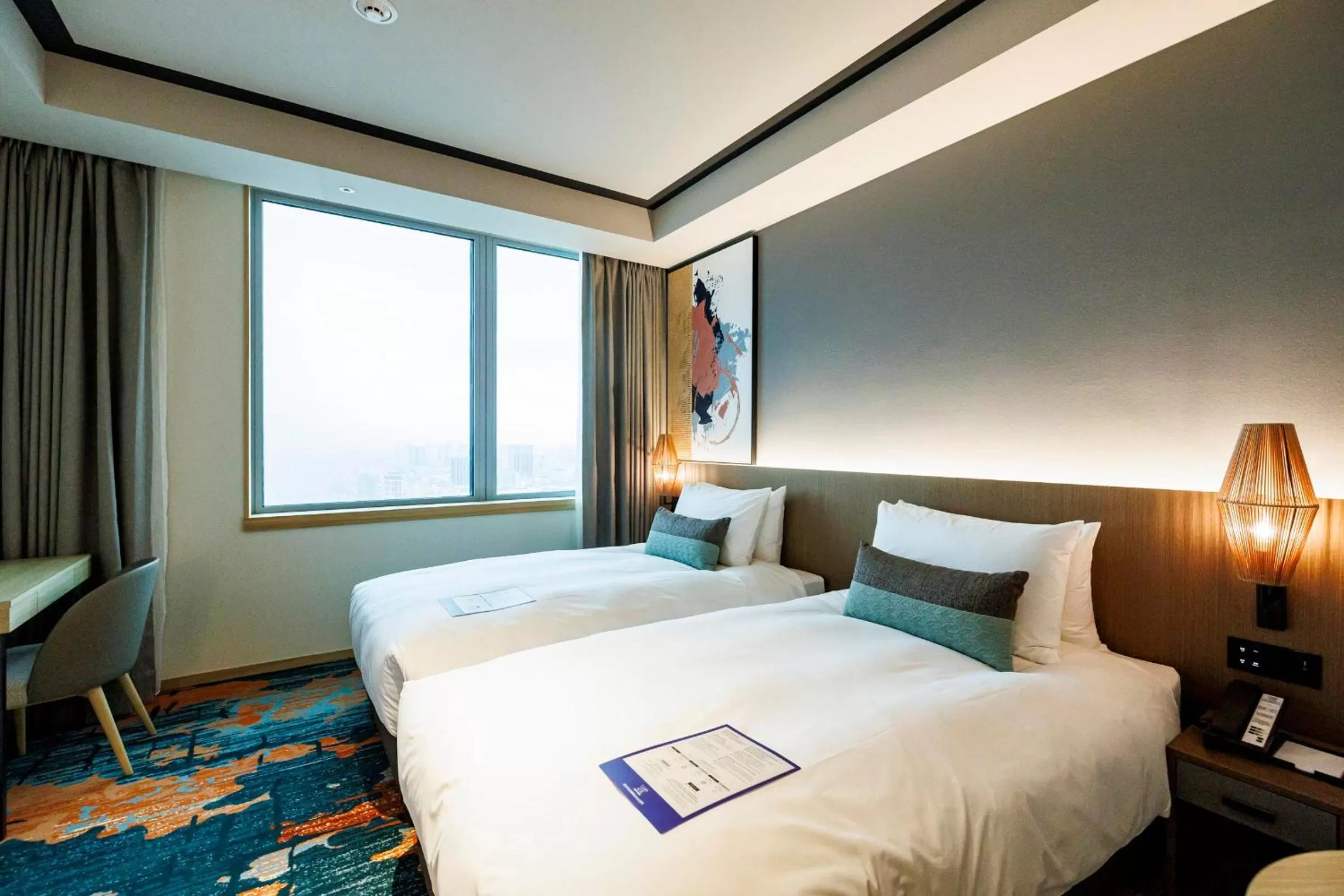 Photo of the whole room, Bed in Solaria Nishitetsu Hotel Taipei Ximen