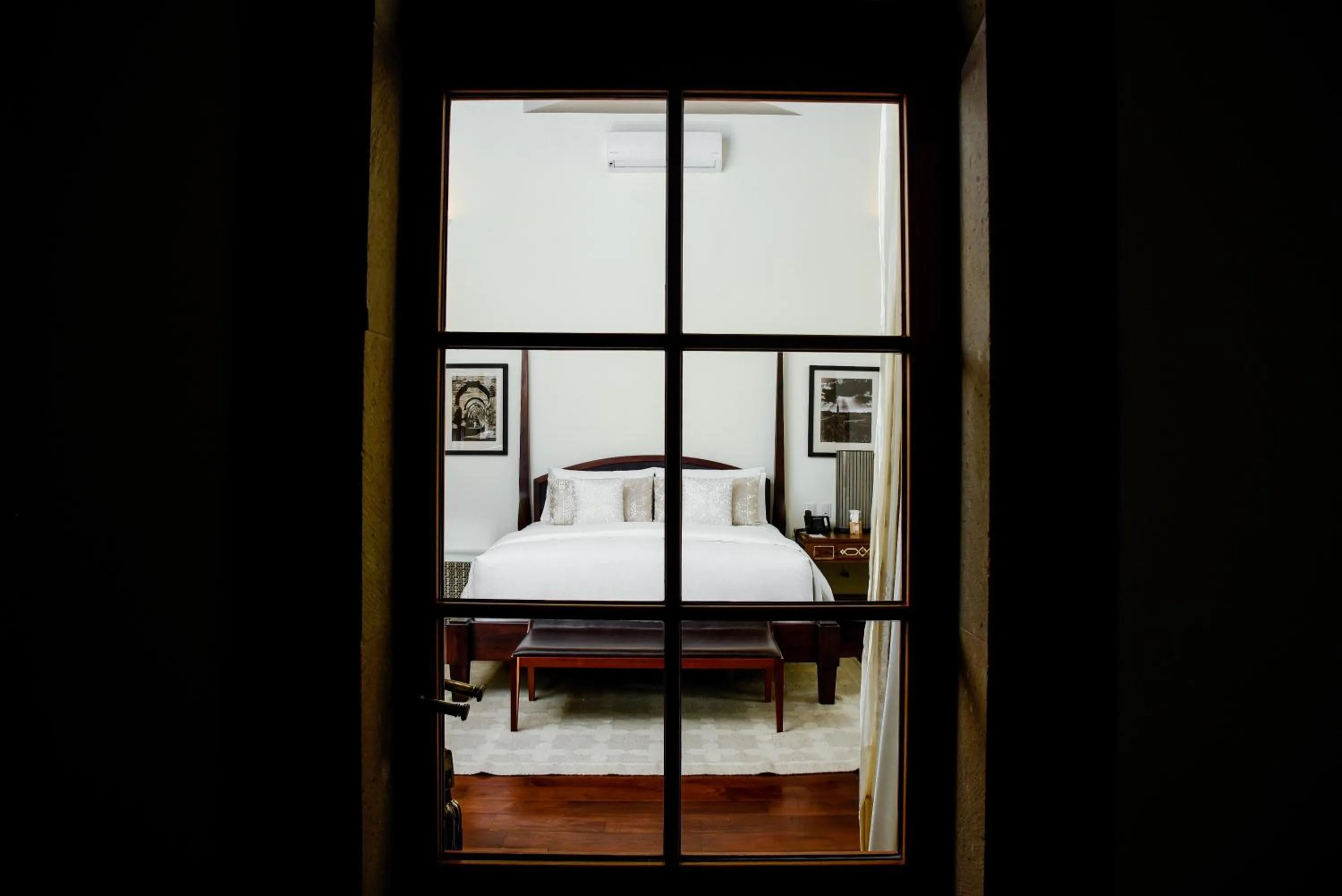 air conditioner, Bed in Hotel Casa Blanca 7