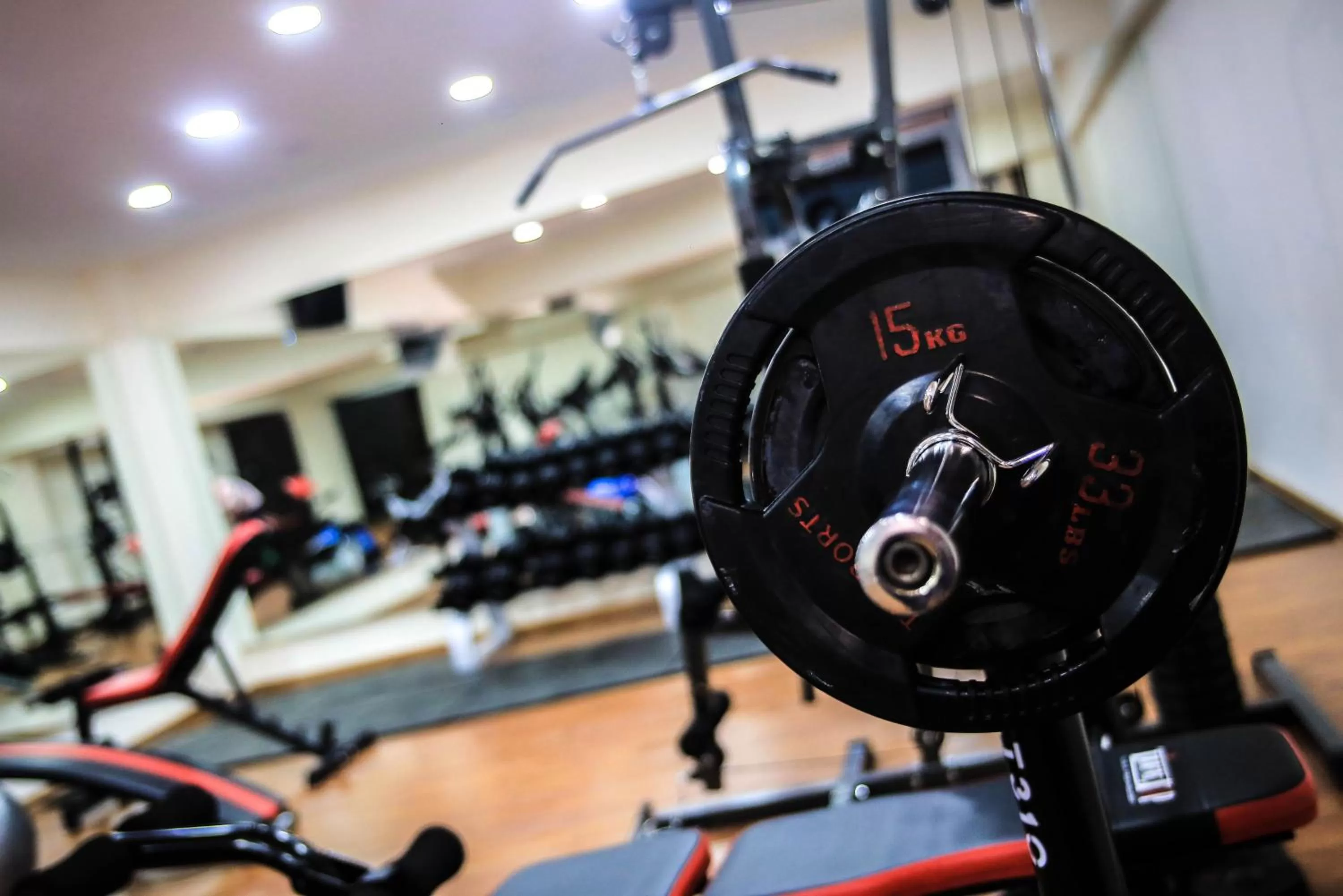 Fitness centre/facilities in Gloria Hotel