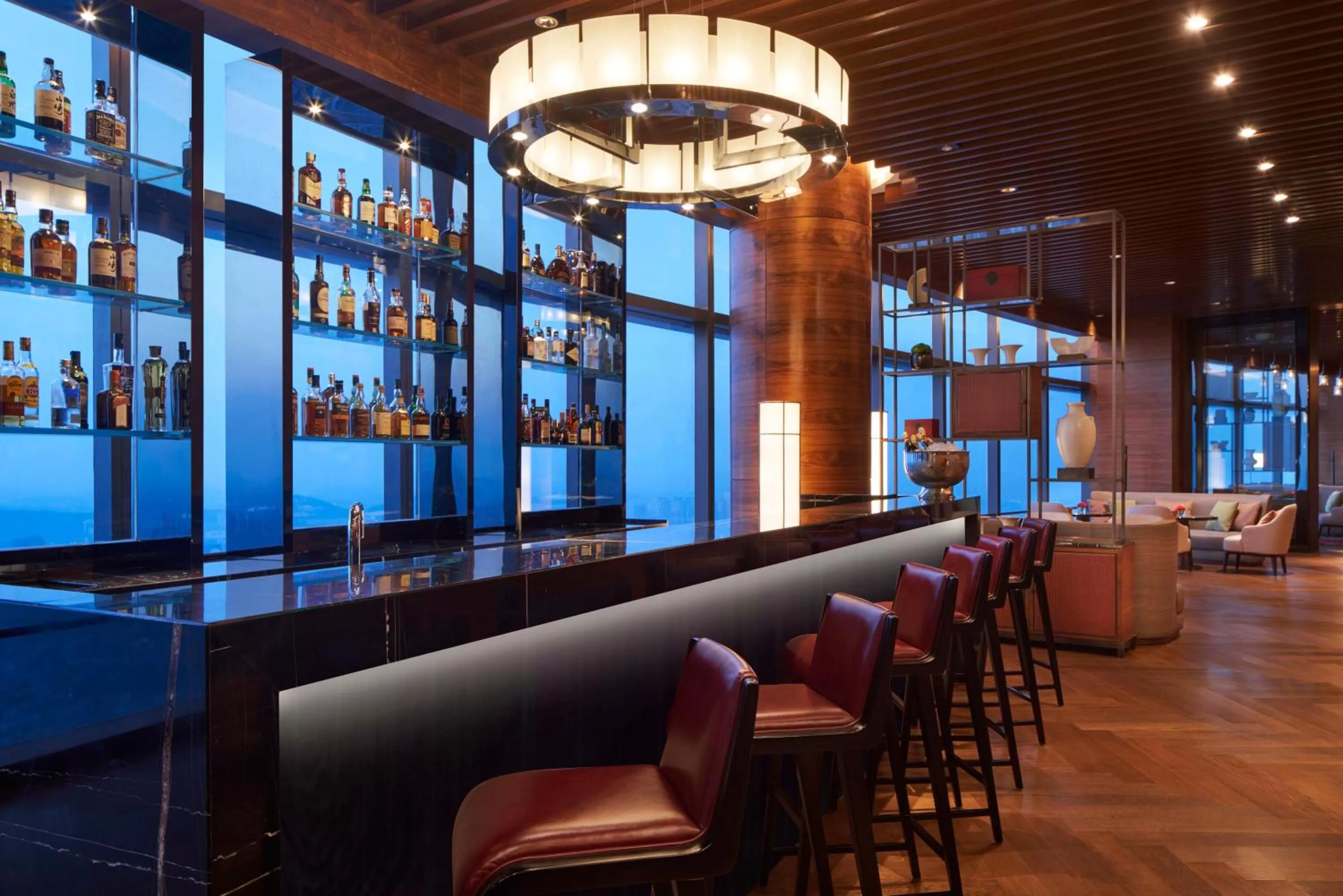 Lounge or bar in Suning Galaxy International Hotel Xuzhou