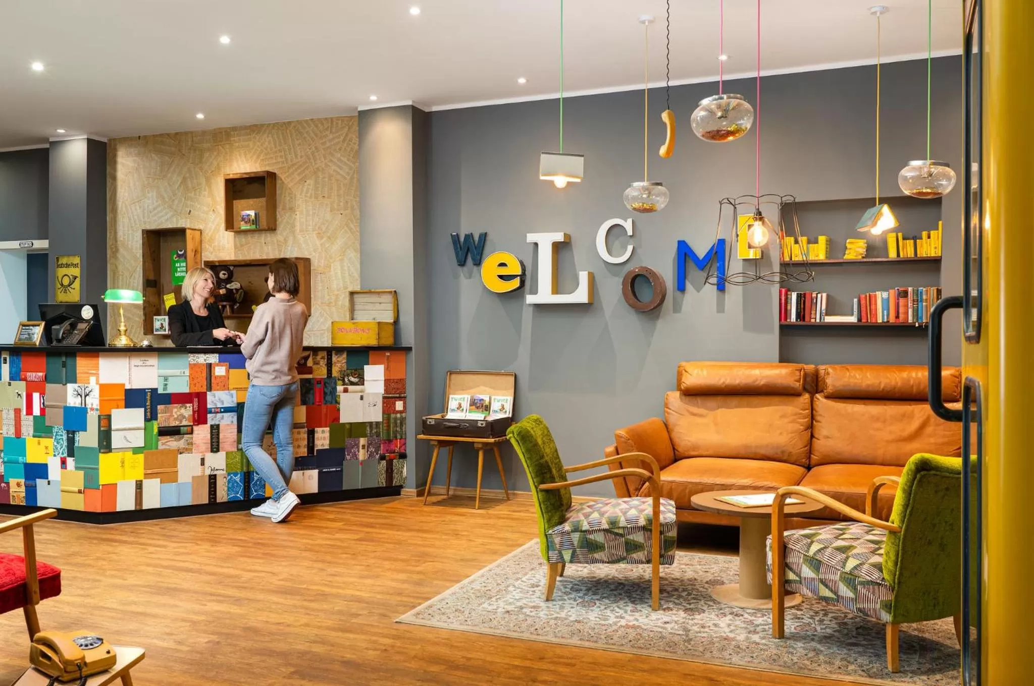 Lobby or reception in tinyTwice Hotel Bonn