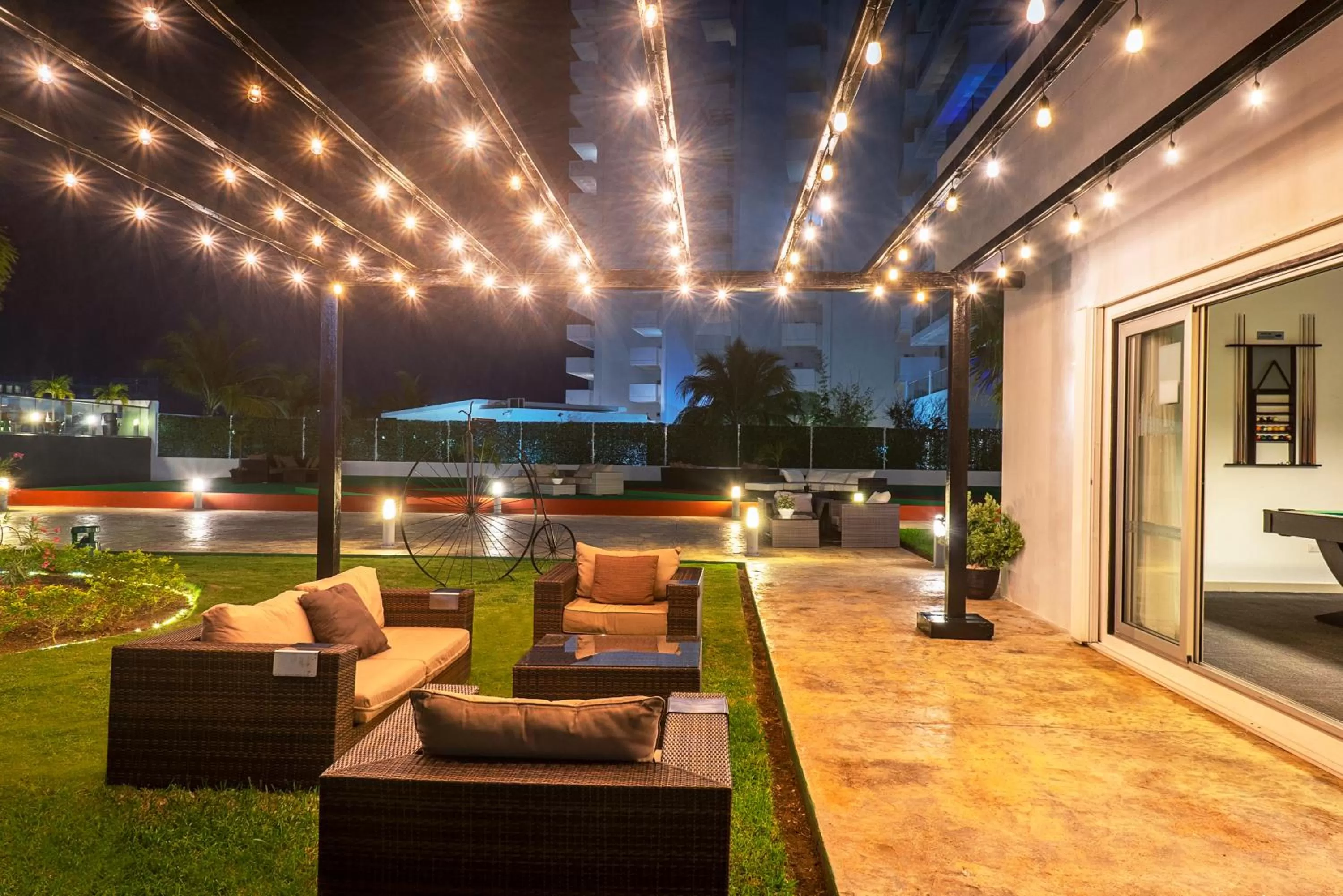 Patio in Suites Malecon Cancun