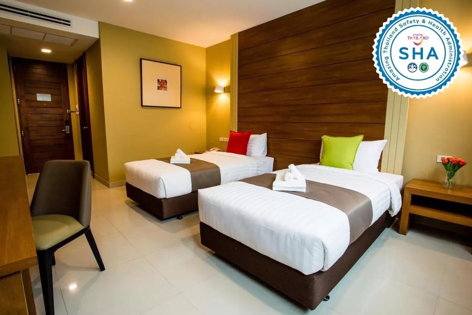 Standard Twin Room in S Bangkok Hotel, Navamin Standard Twin Room in S Bangkok Hotel, Navamin