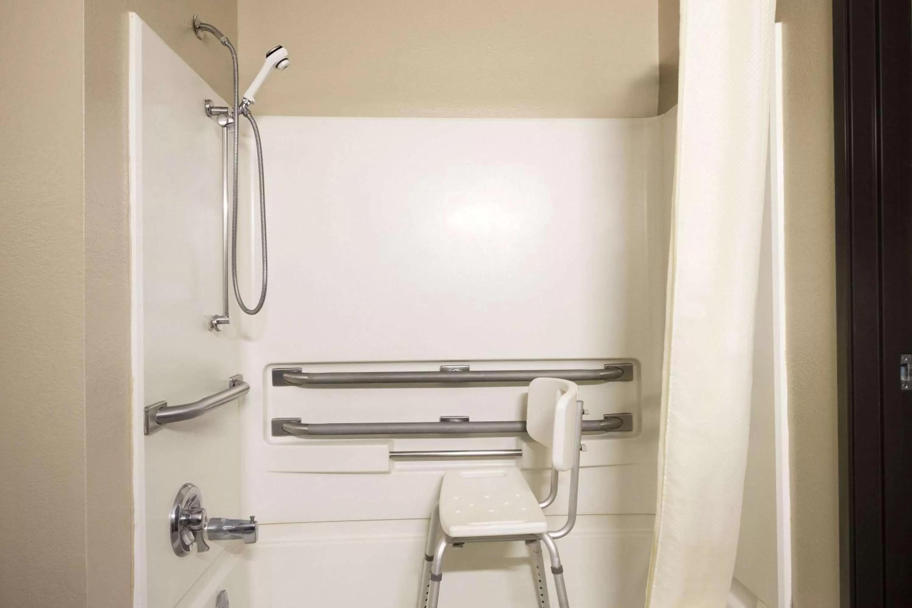 Bathroom in Super 8 by Wyndham Mayfield