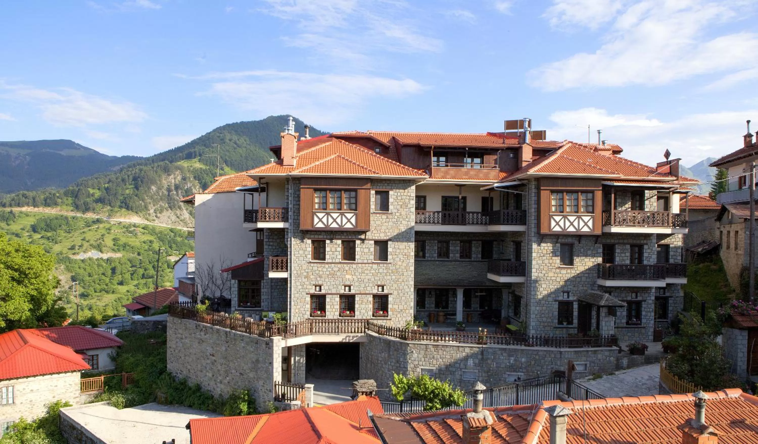 Property building in AROMA DRYOS SPA & ECO Hotel