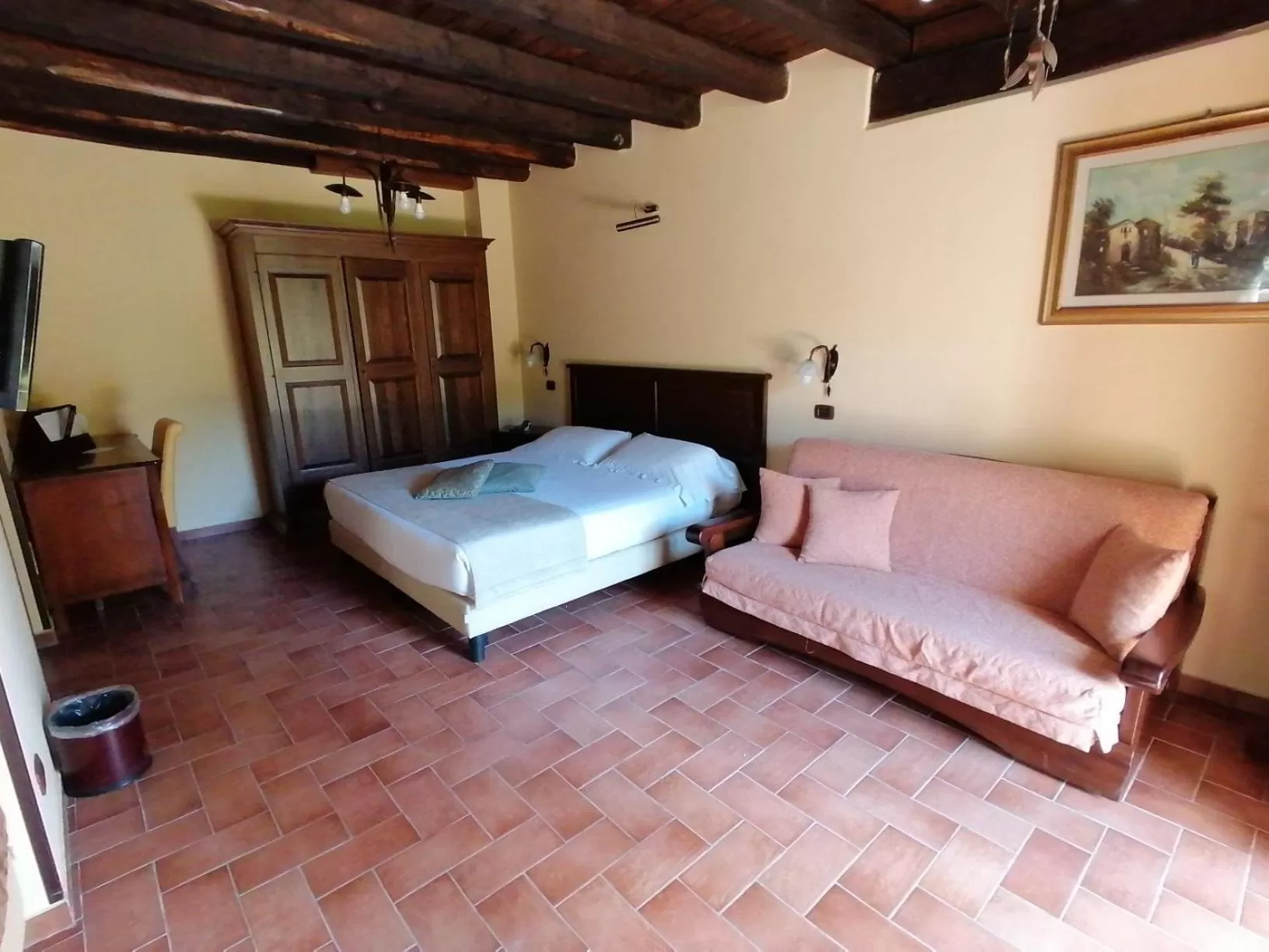 Bedroom, Bed in Relais Castrum Boccea