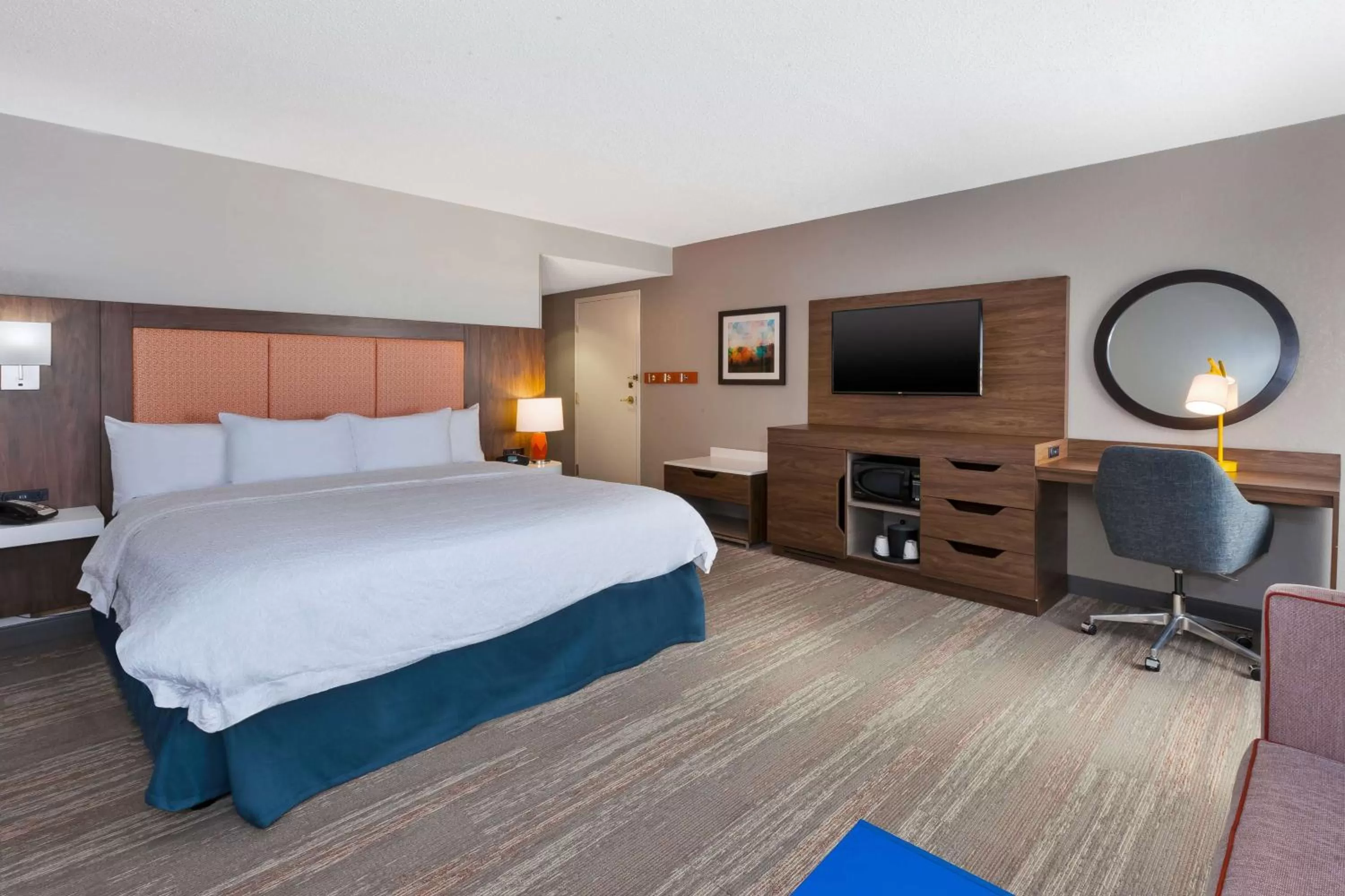 King Room with Bath Tub - Mobility/Hearing Accessible - Non-Smoking in Hampton Inn Princeton