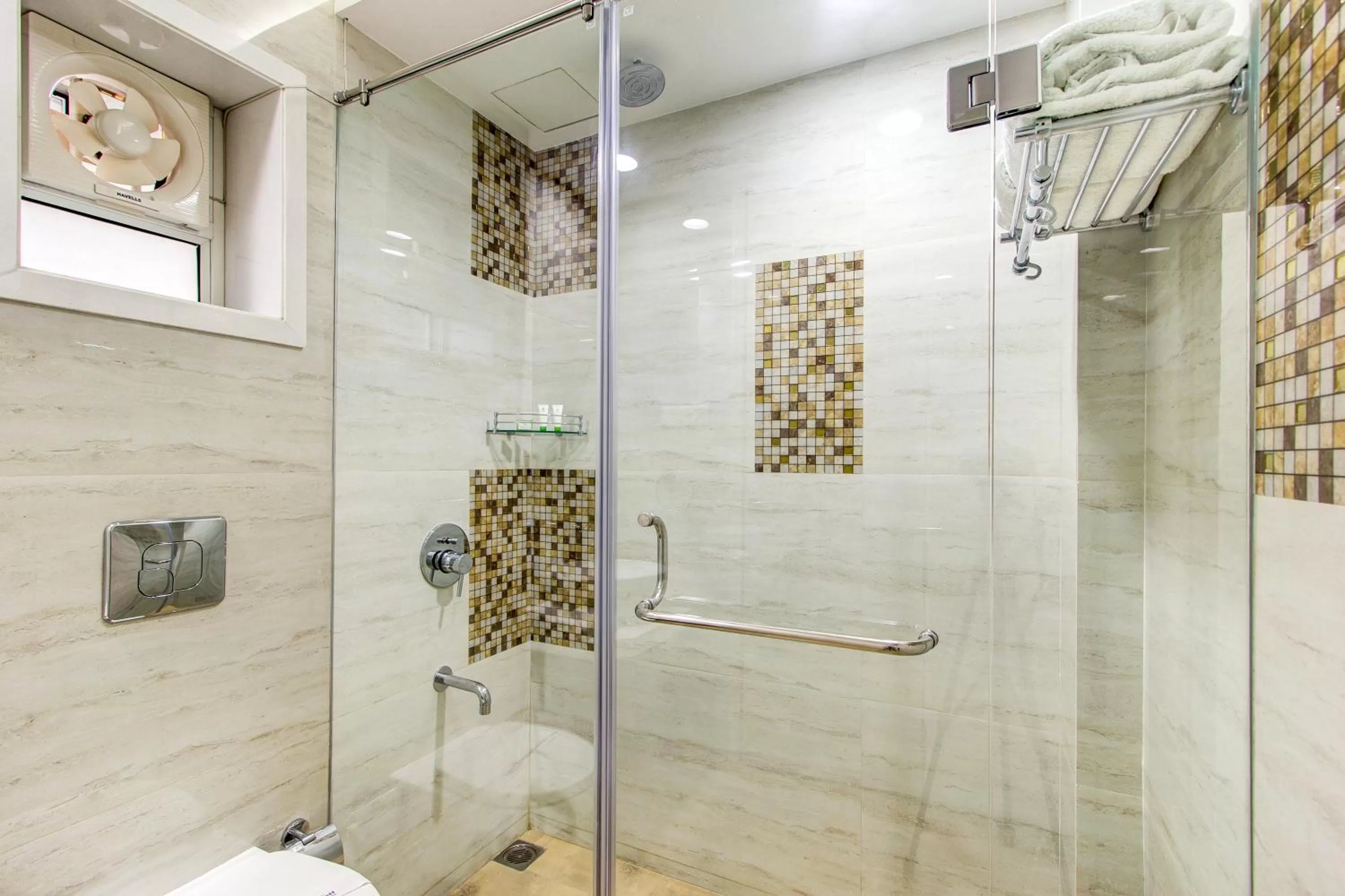 Bathroom in Treebo Daksh Residency