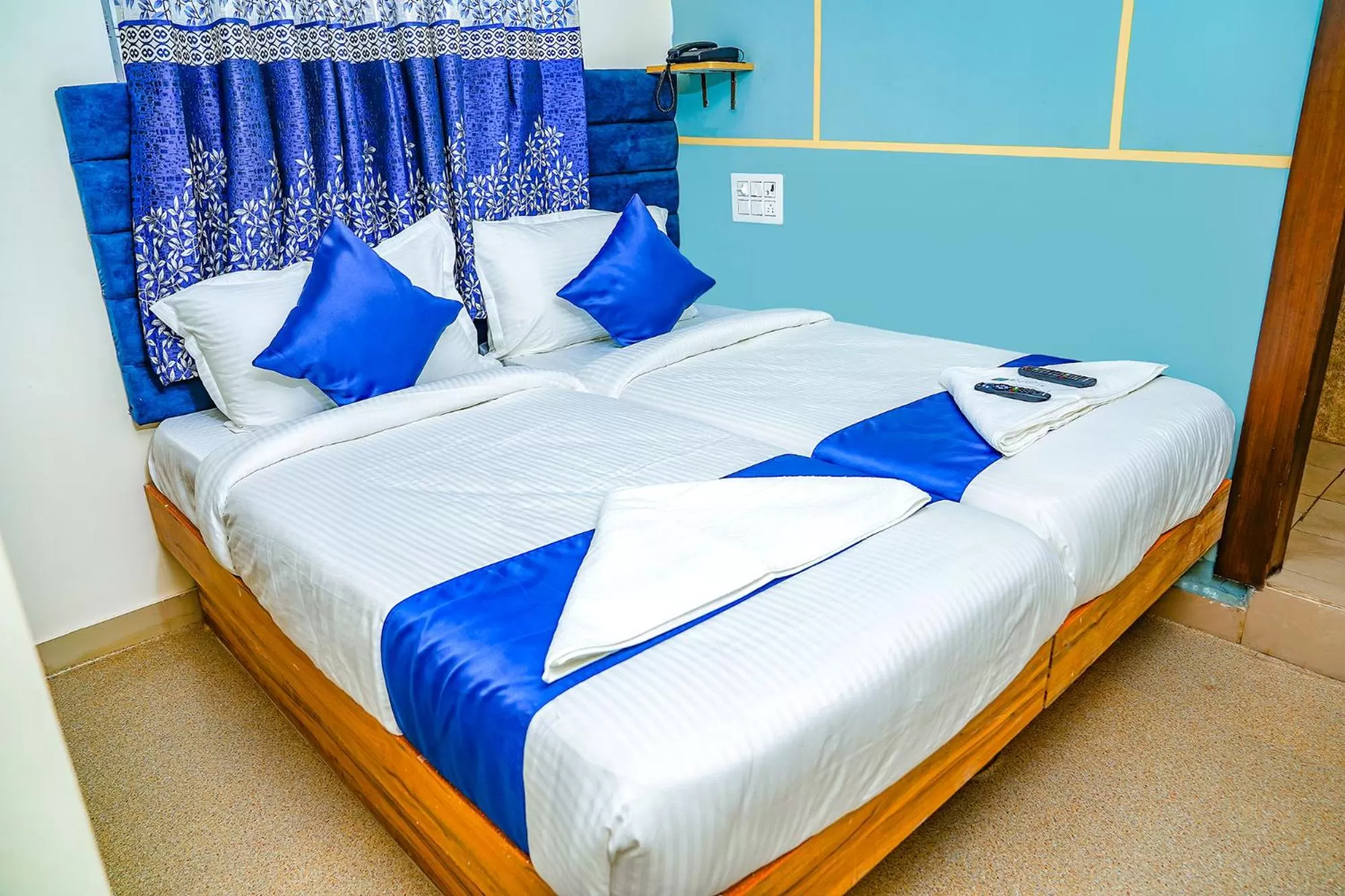 Photo of the whole room, Bed in FabHotel JKC Grand