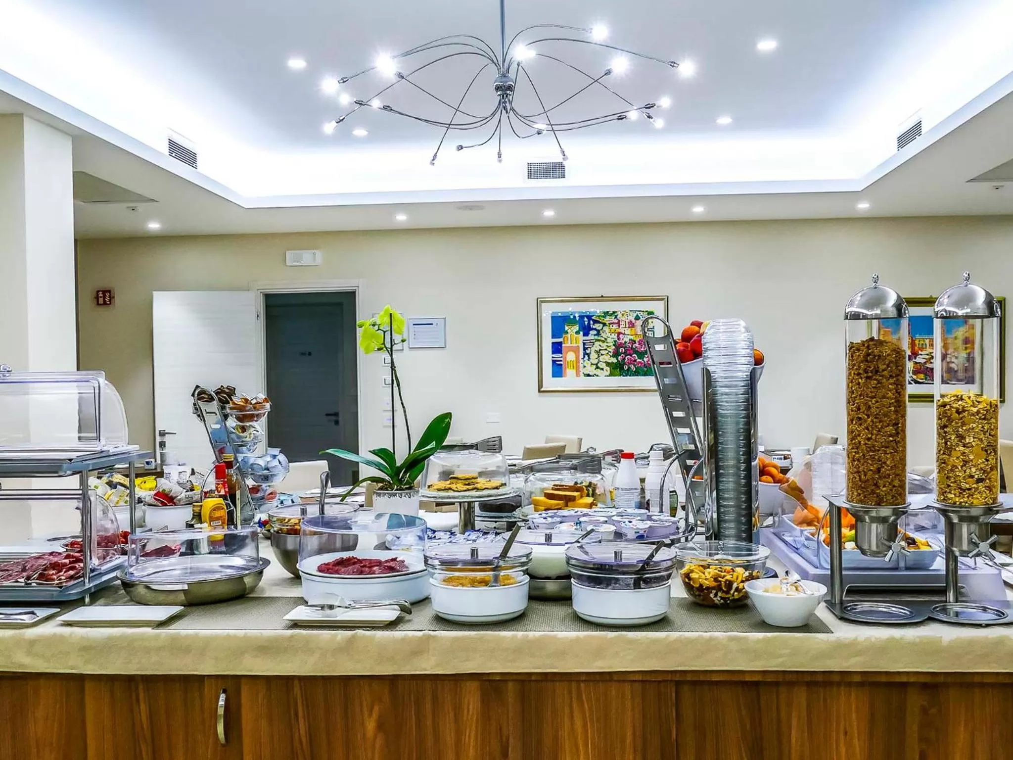 Buffet breakfast in Hotel Relais Agli Olivi
